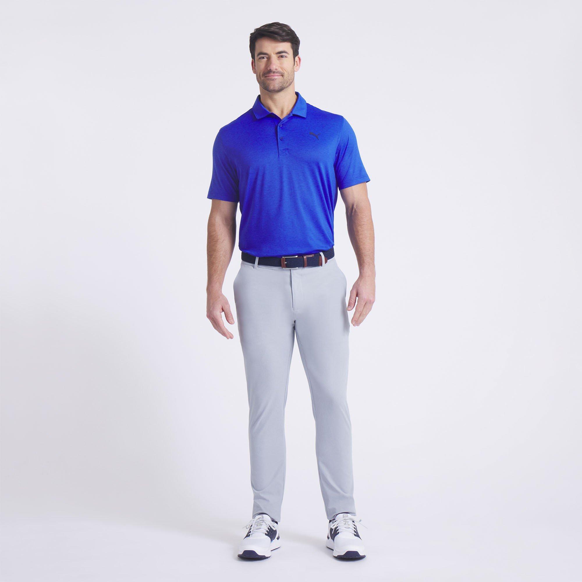 Blauw - Puma - Puma Icon Heather Polo 2.0 - Lc - 6