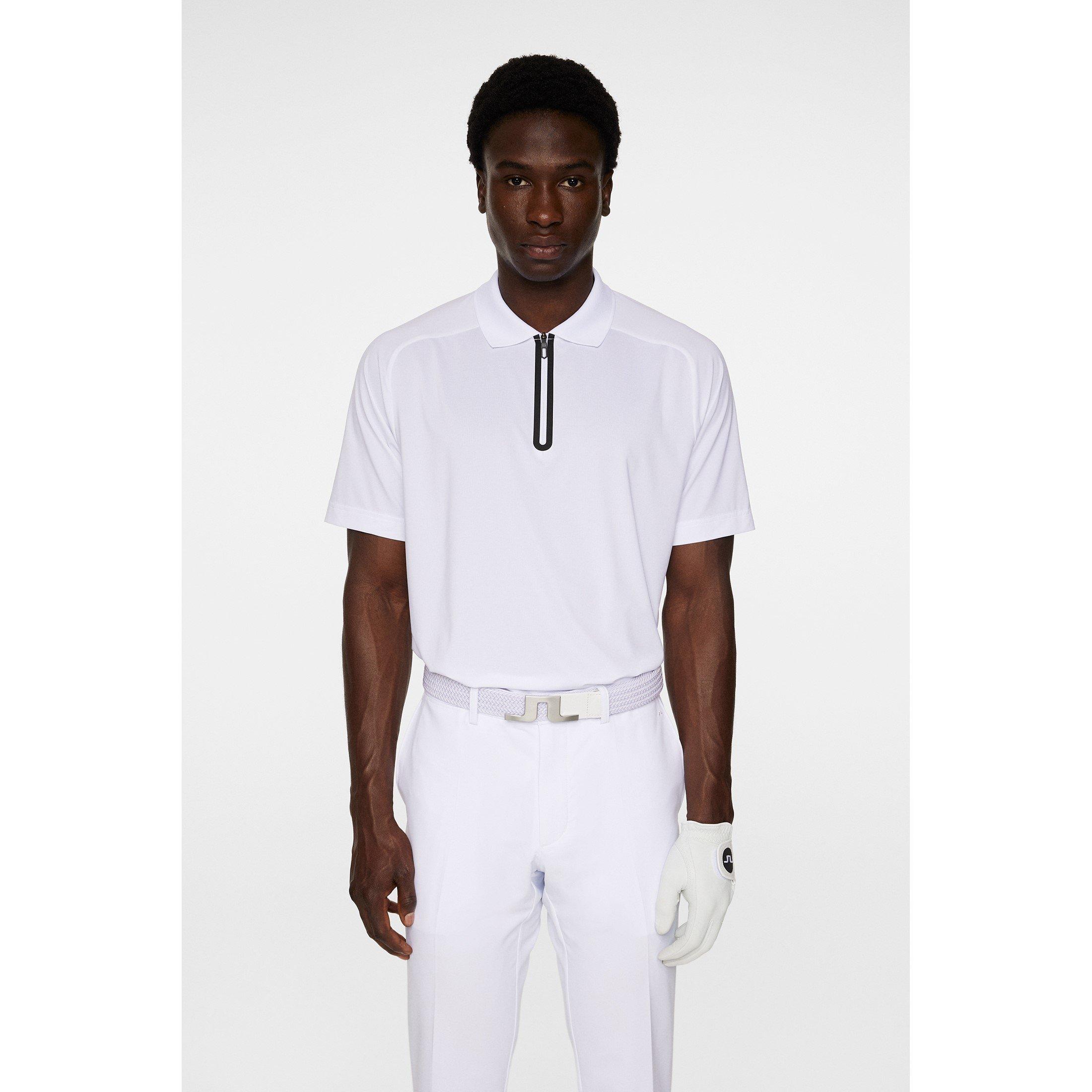 White - J Lindeberg Golf - Nero Polo Sn52 - 3