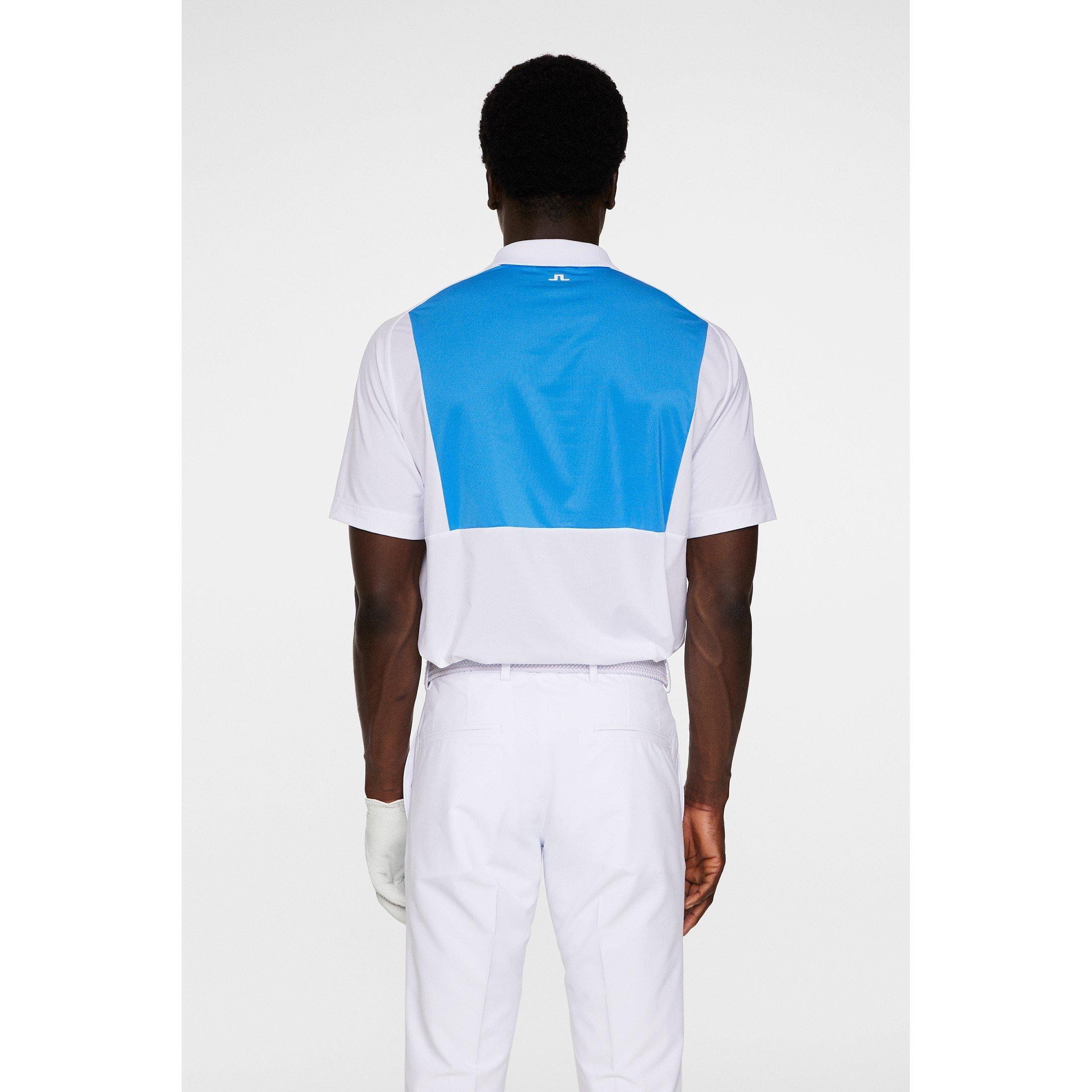 White - J Lindeberg Golf - Nero Polo Sn52 - 4