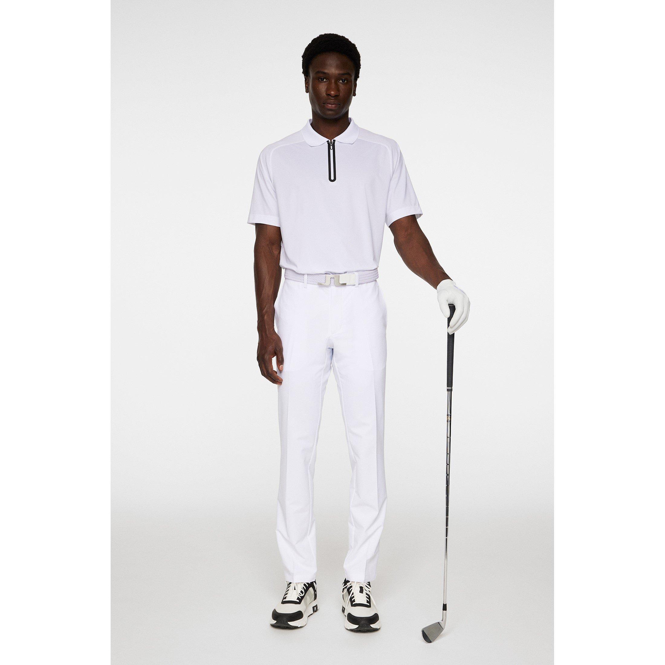White - J Lindeberg Golf - Nero Polo Sn52 - 5