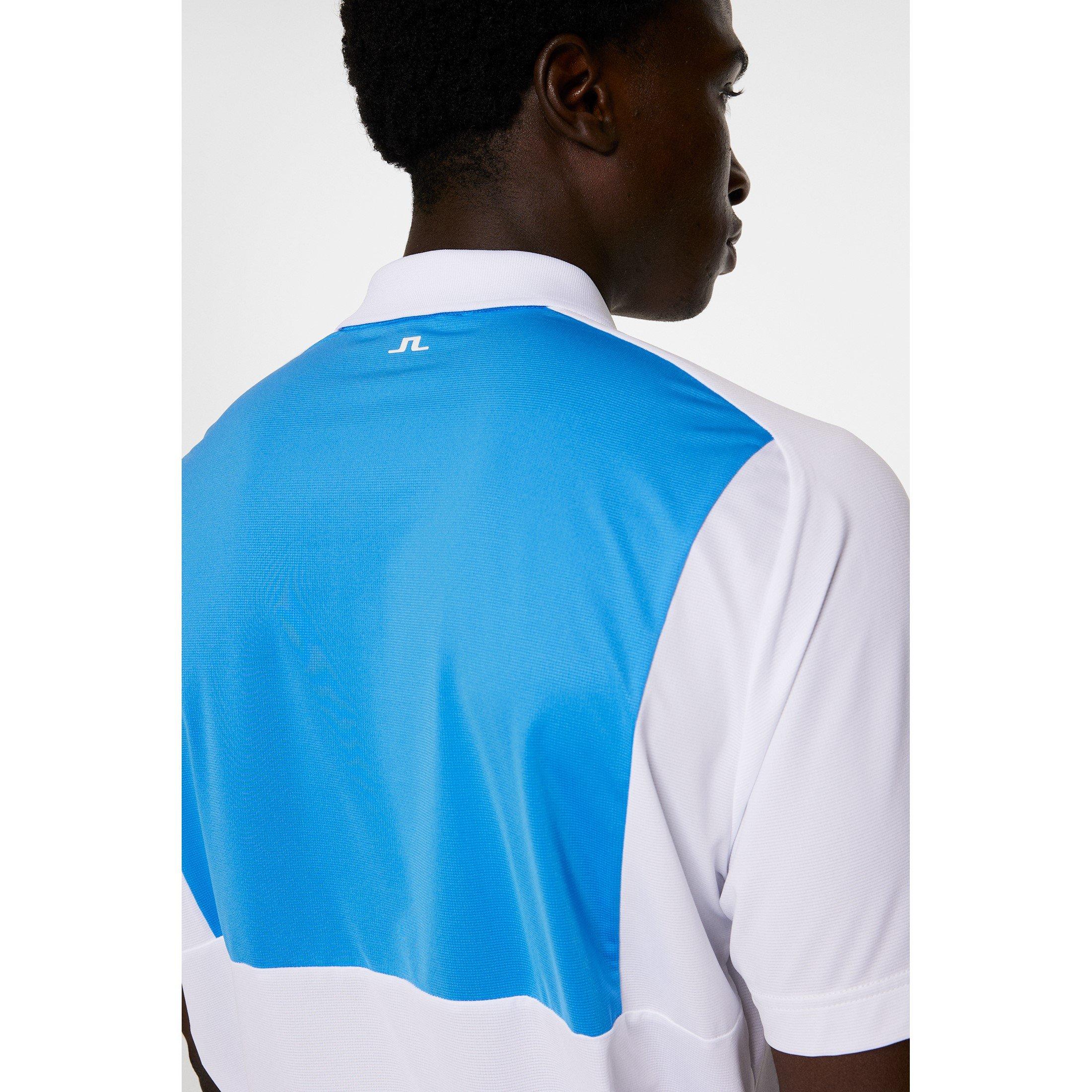 White - J Lindeberg Golf - Nero Polo Sn52 - 6
