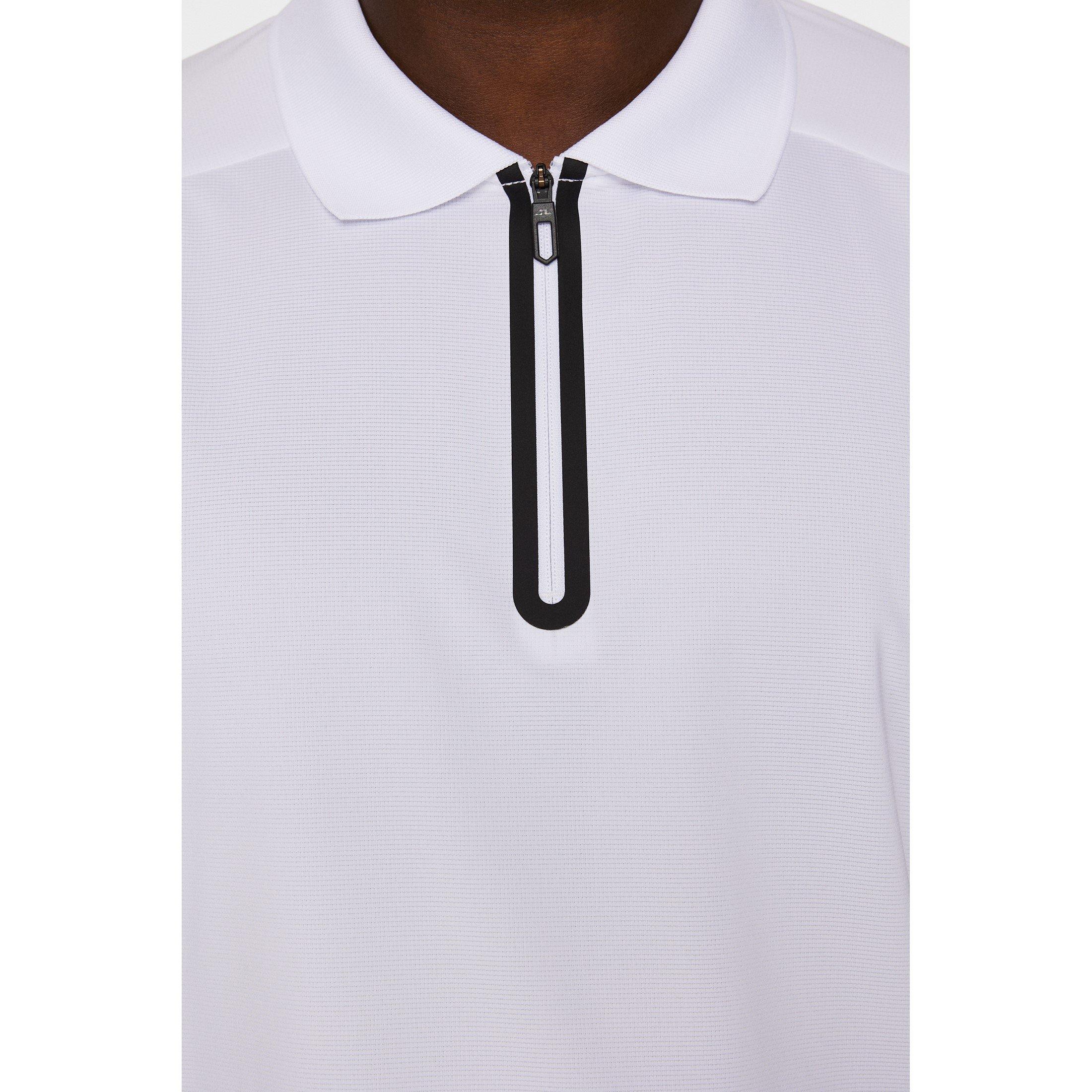 White - J Lindeberg Golf - Nero Polo Sn52 - 7