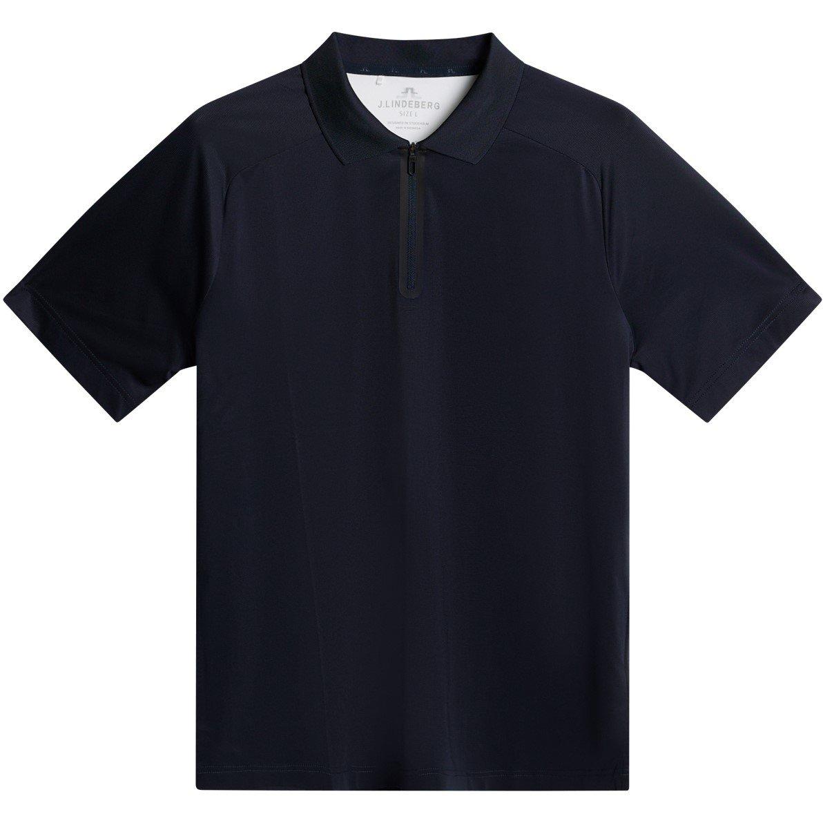 J Lindeberg Golf Men's Short Sleeve Performance Polo Shirt - Jl Navy - Small