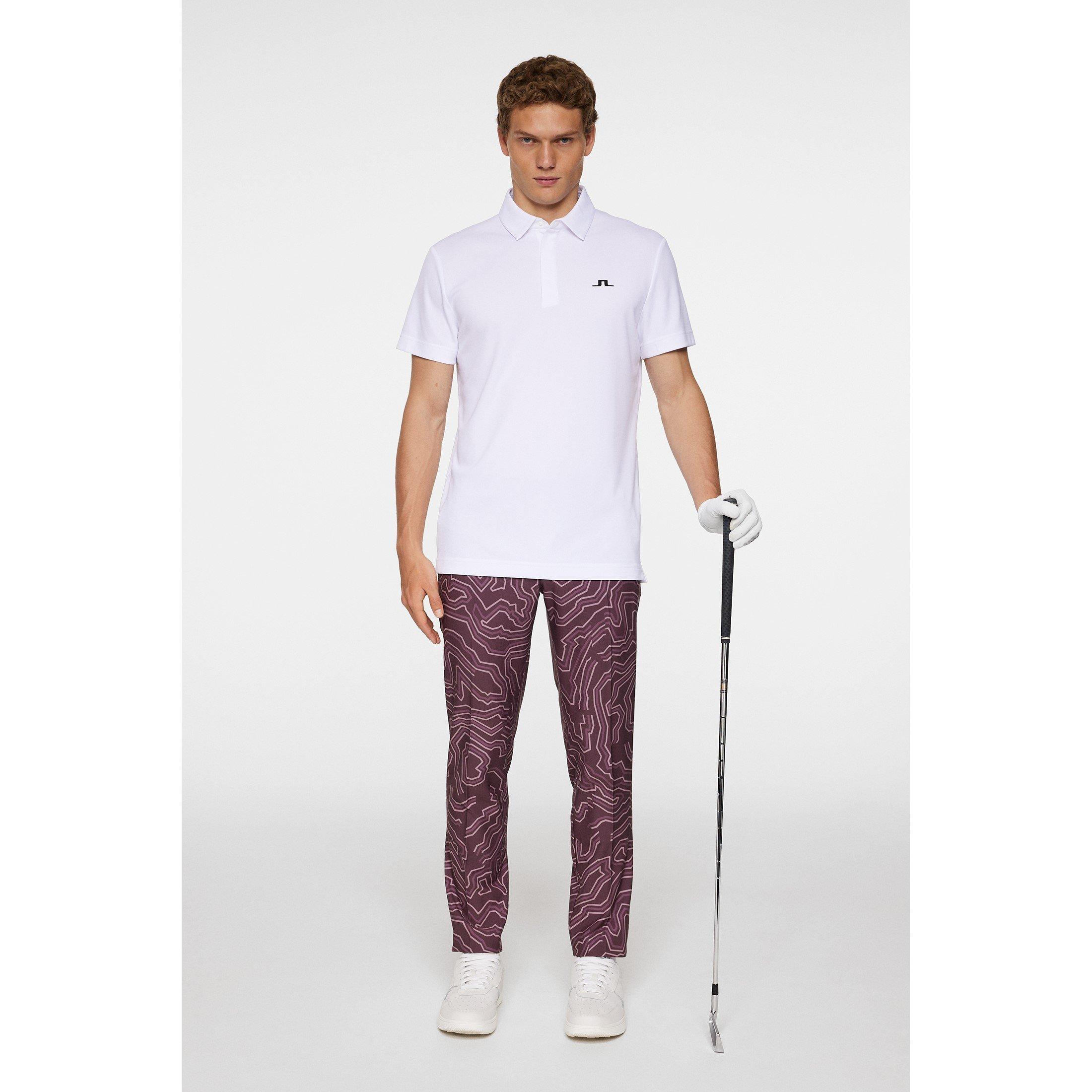 White - J Lindeberg Golf - Peat Polo Sn52 - 5