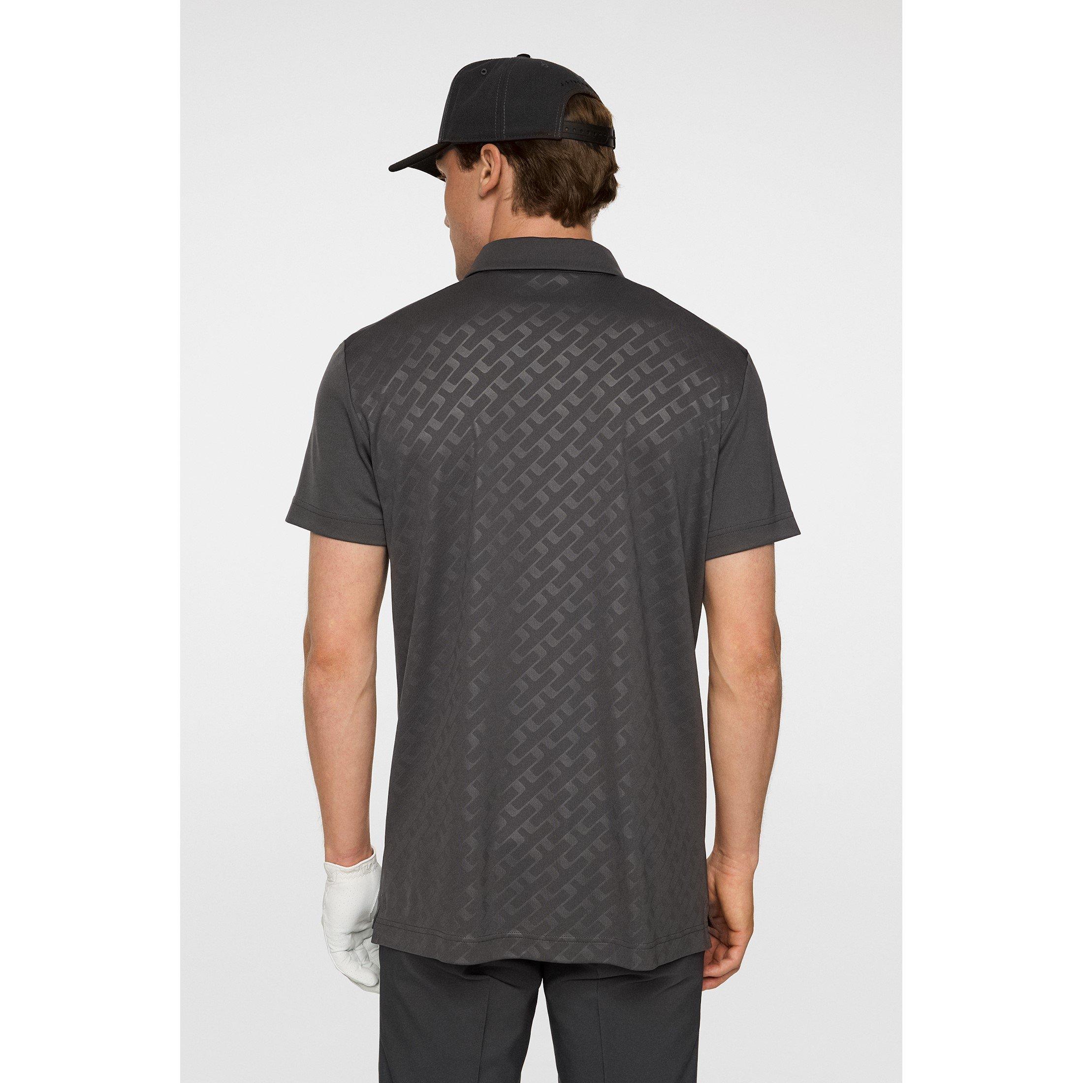 Asphalt - J Lindeberg Golf - Men's Short Sleeve Performance Polo Shirt - 4