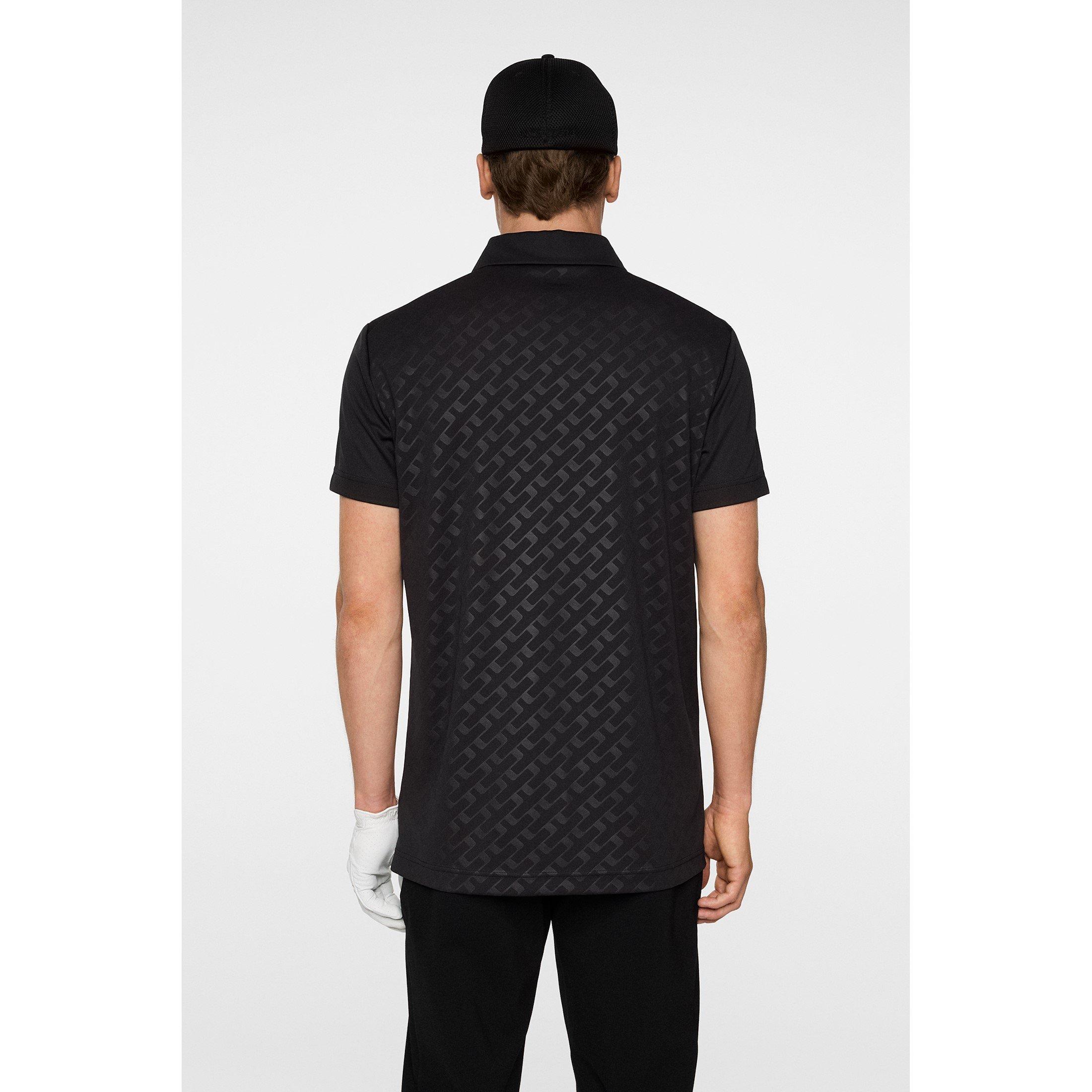 Black - J Lindeberg Golf - Men's Short Sleeve Performance Polo Shirt - 4