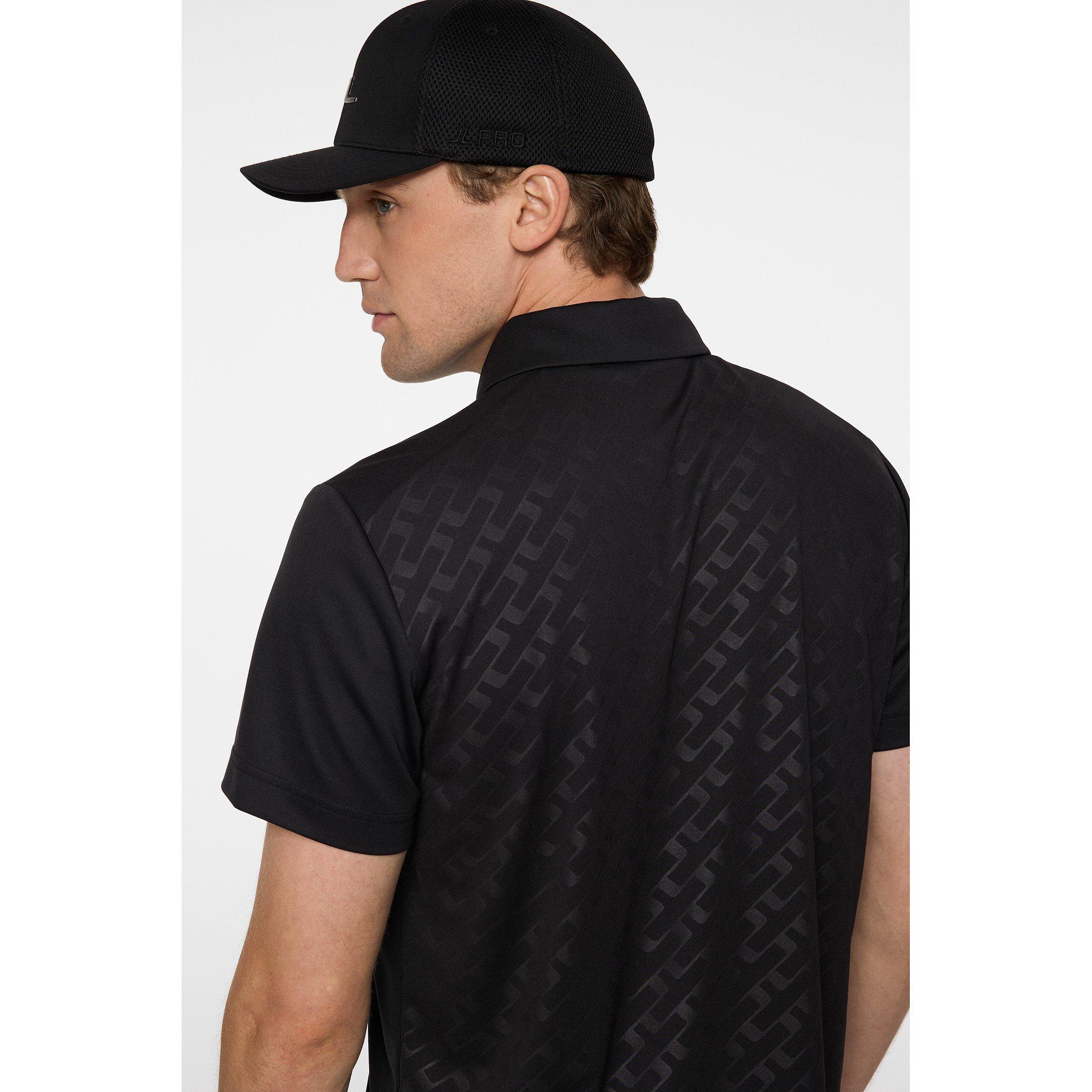 Black - J Lindeberg Golf - Men's Short Sleeve Performance Polo Shirt - 7