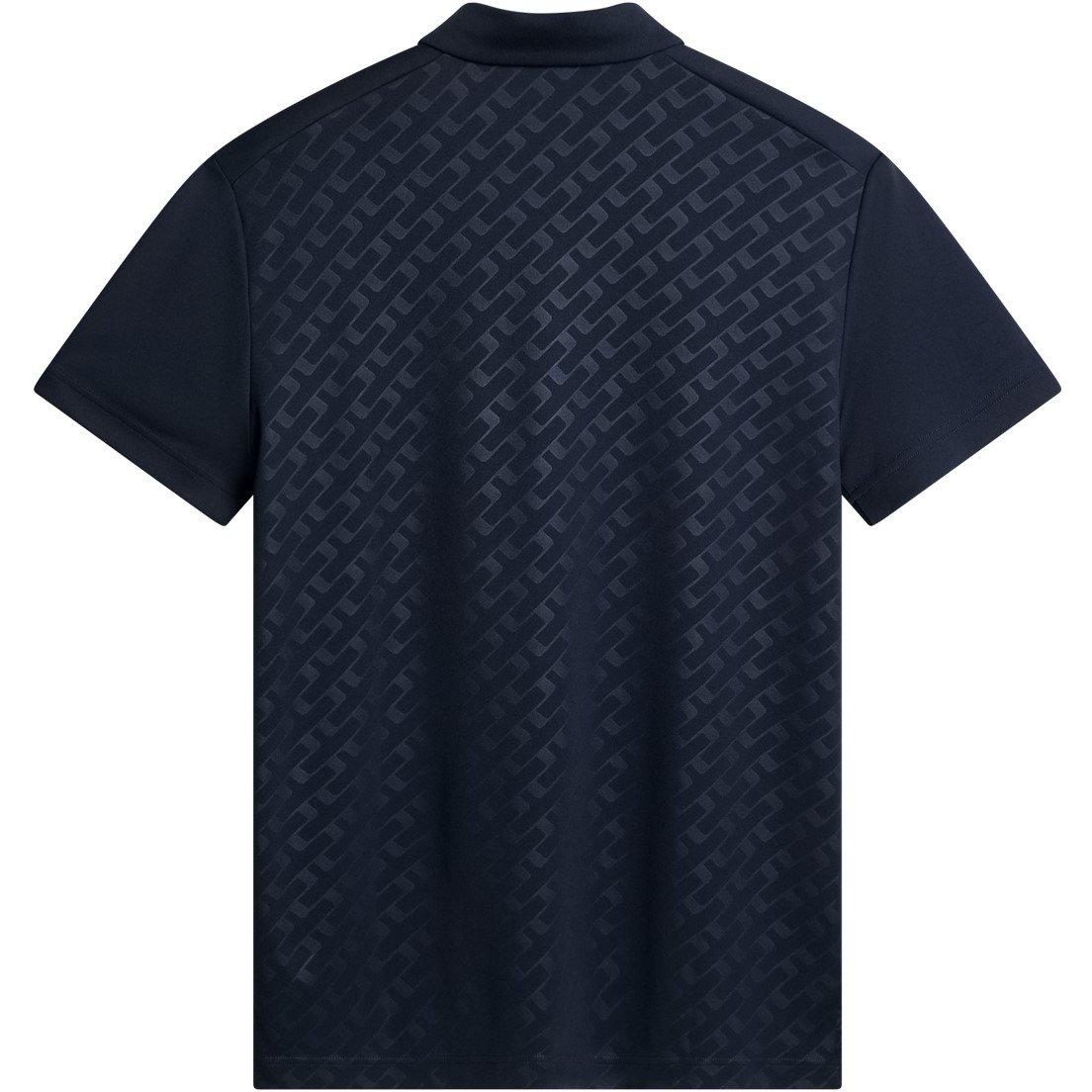 JL Navy - J Lindeberg Golf - Men's Short Sleeve Performance Polo Shirt - 2