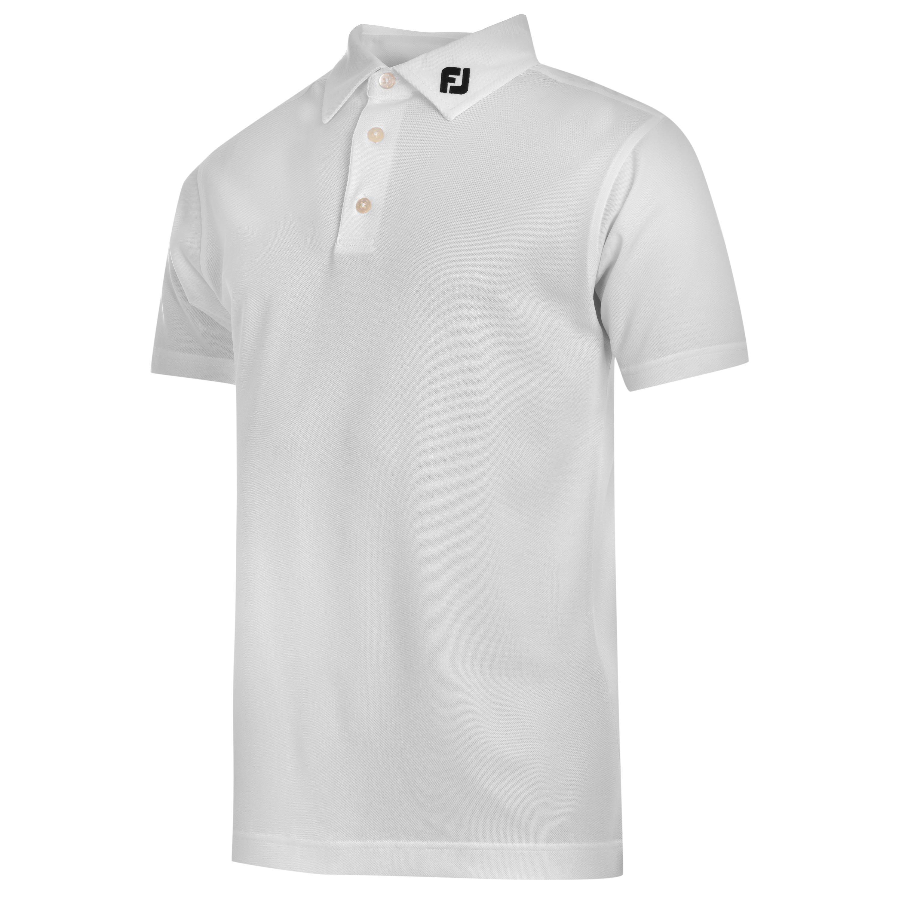 Wit - FootJoy - Footjoy Solid Polo Shirt Mens - 2