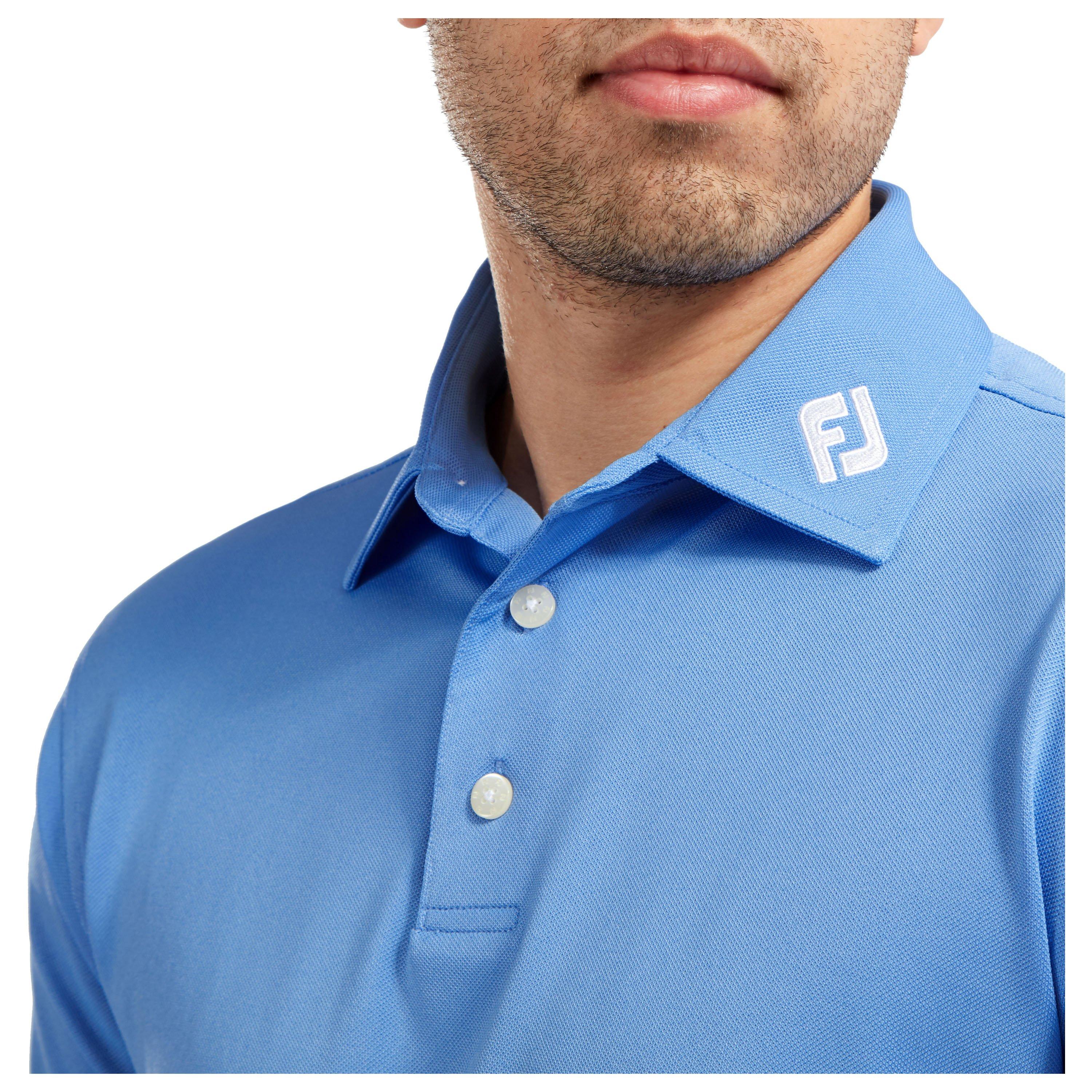 Hellblau - FootJoy - Footjoy Solid Polo Shirt Mens - 4