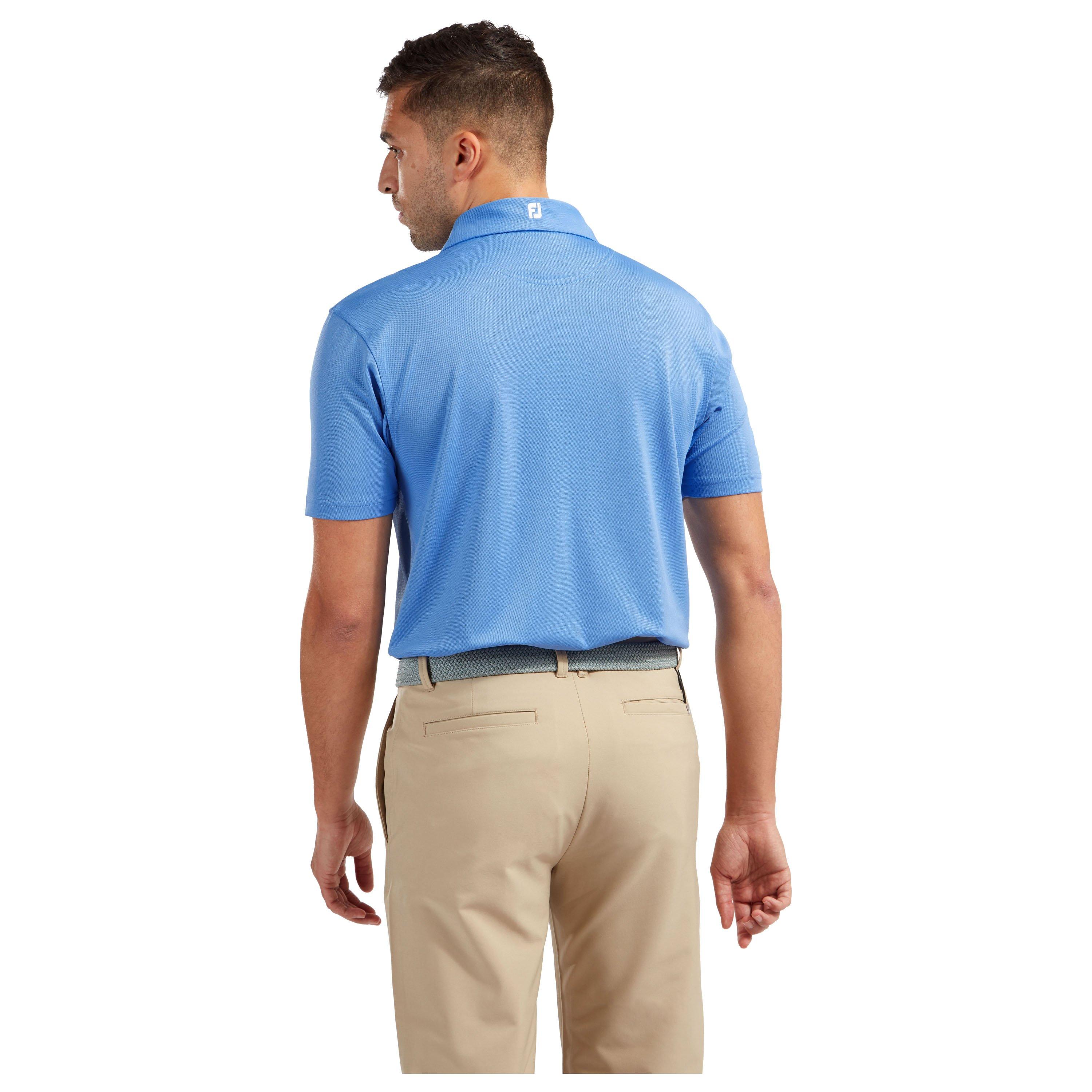 Hellblau - FootJoy - Footjoy Solid Polo Shirt Mens - 3