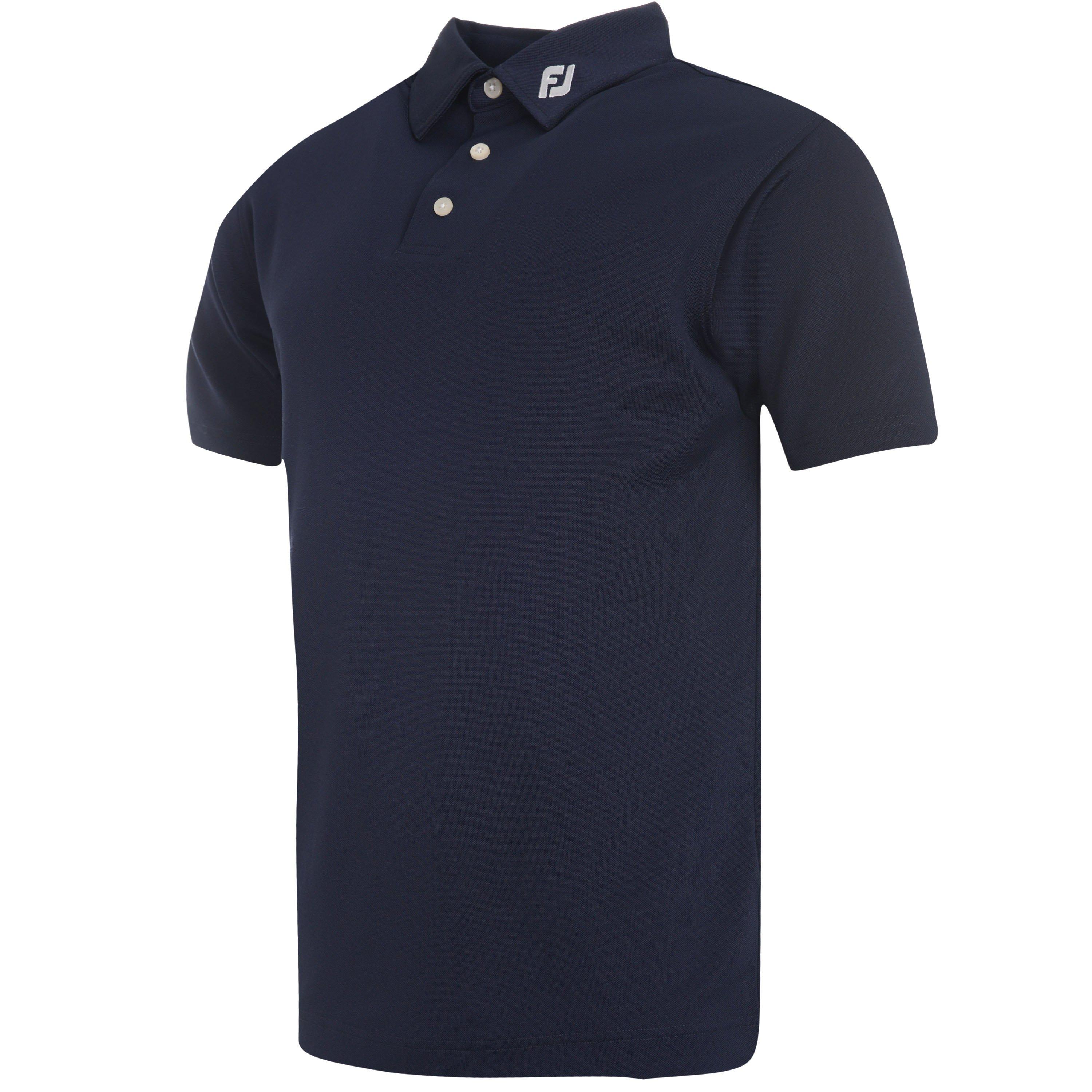 Navy - FootJoy - Footjoy Solid Polo Shirt Mens - 2