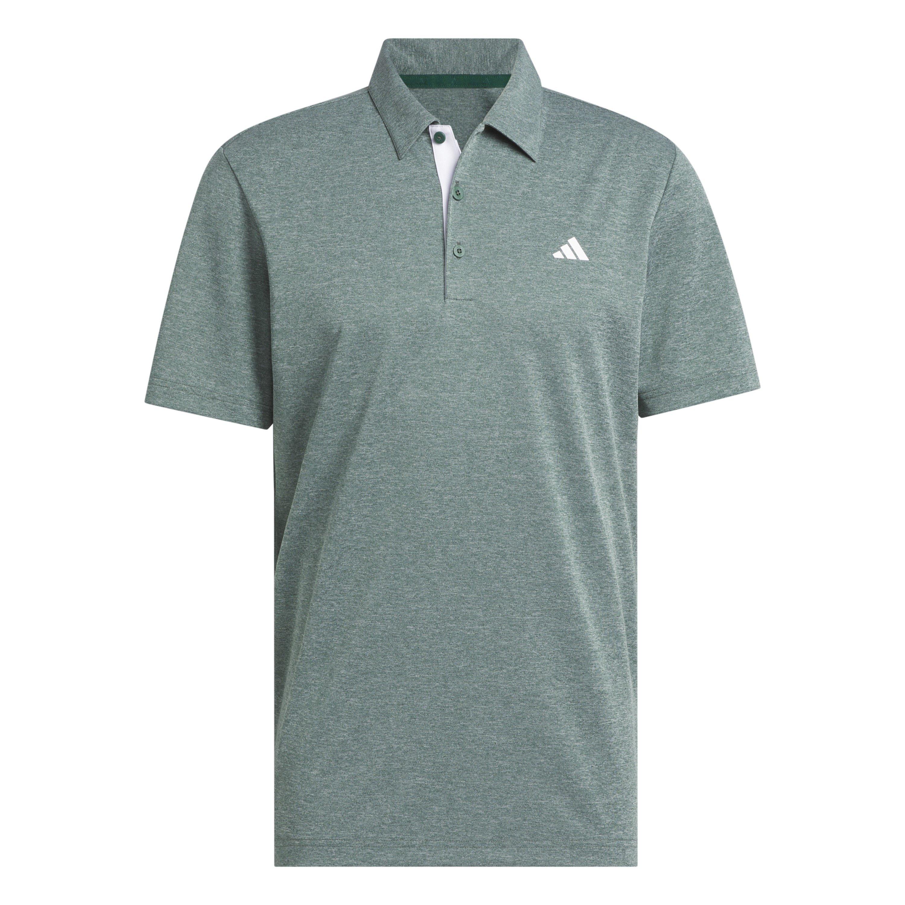 Adidas Men's Heather Polo Shirt - Colleg Green - S