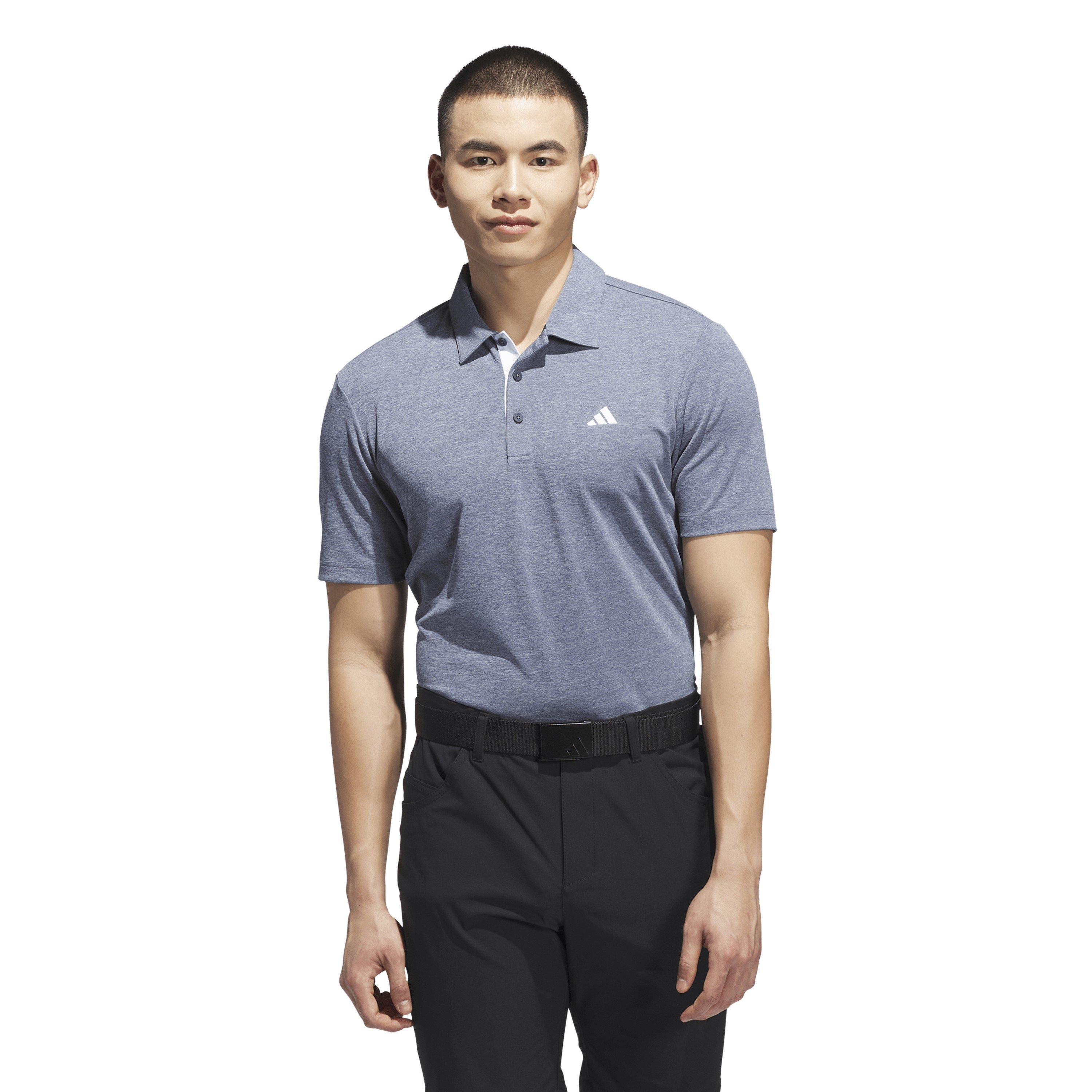 Lys Marineblå. - adidas - Heather Polo Shirt Mens - 2