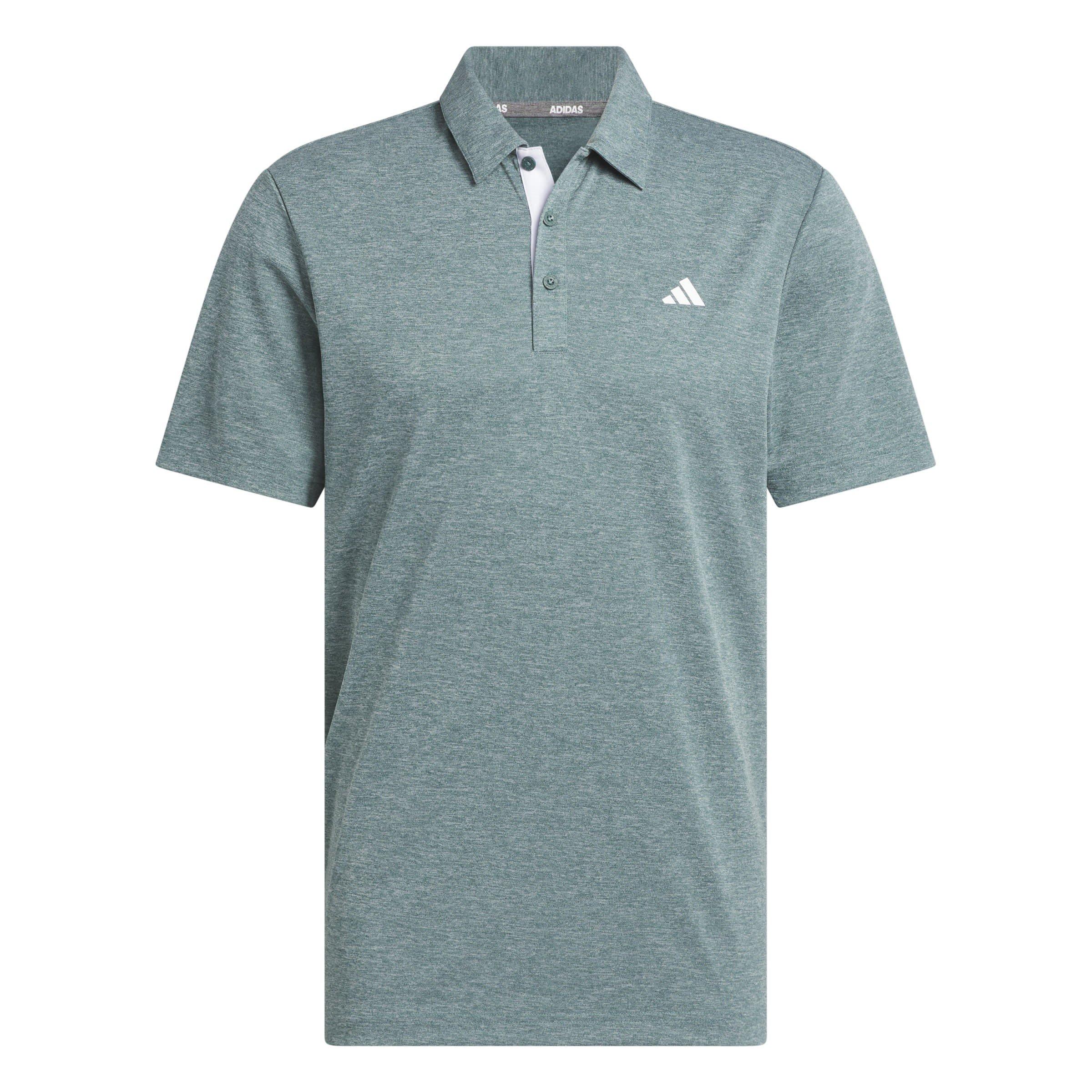 Adidas Men's Heather Polo Shirt - Teal - S