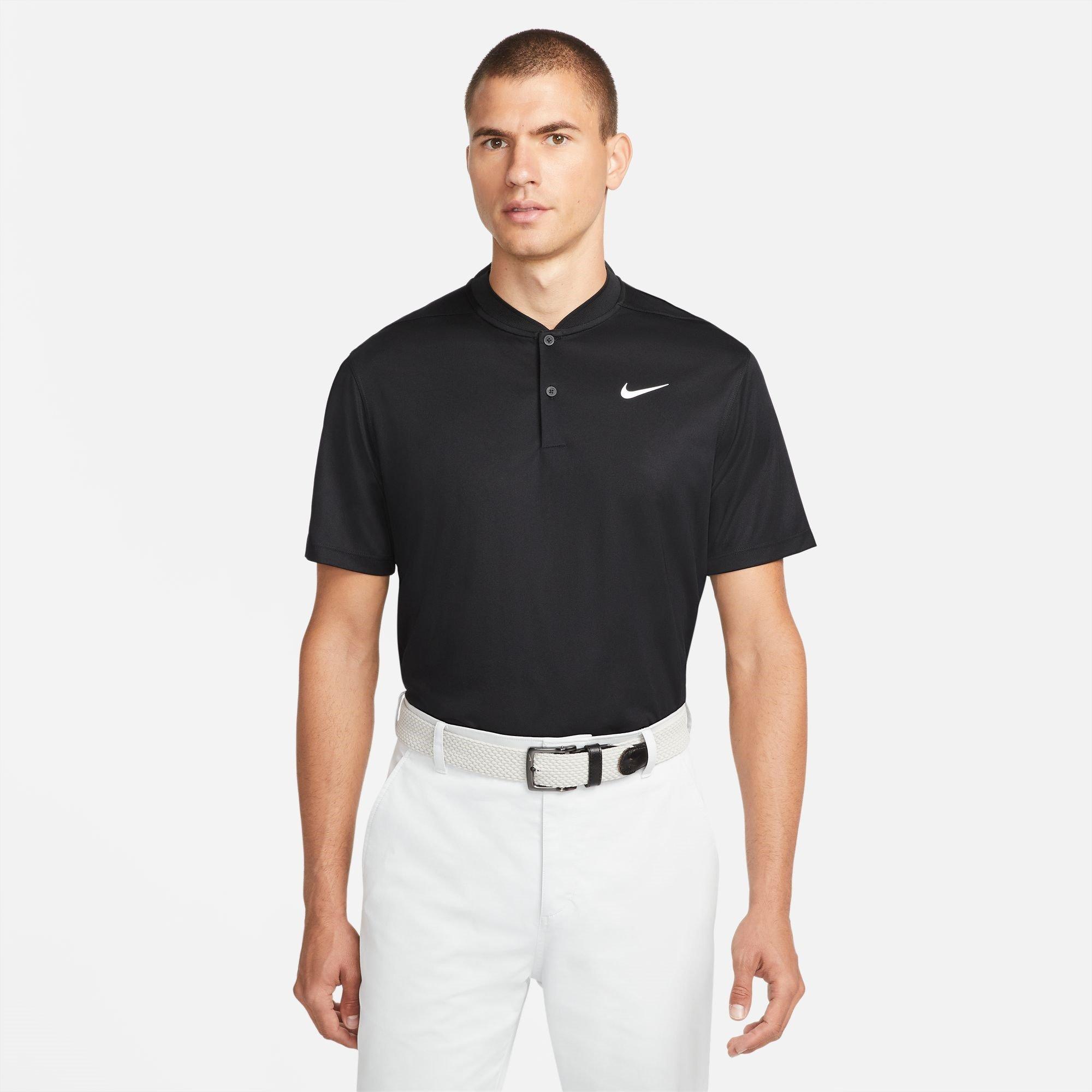 Sort/Hvid - Nike - Dri FIT Victory Golf Polo Shirt Mens - 1