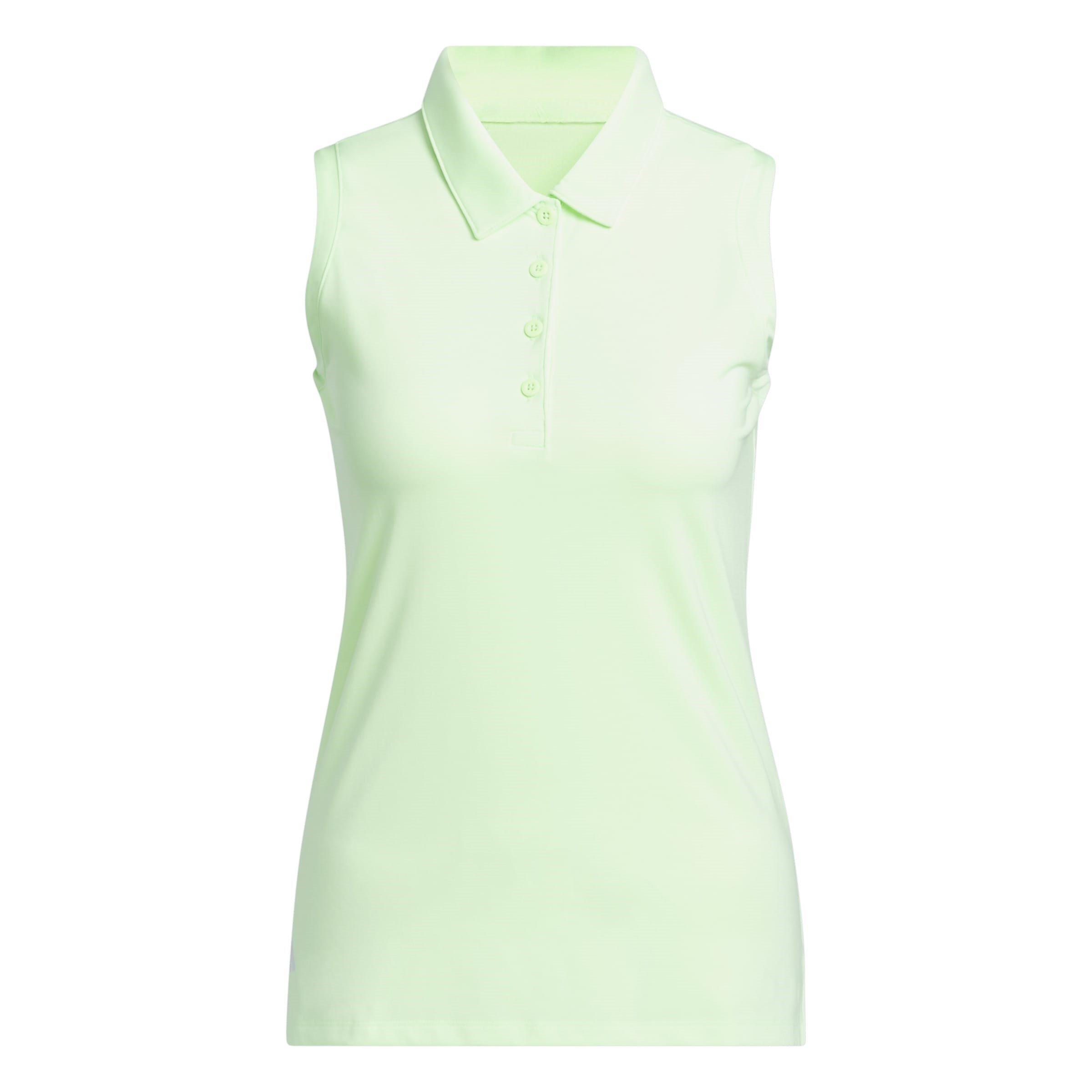Grüner Funke - adidas - Ultimate365 Solid Sleeveless Polo Shirt Womens - 1
