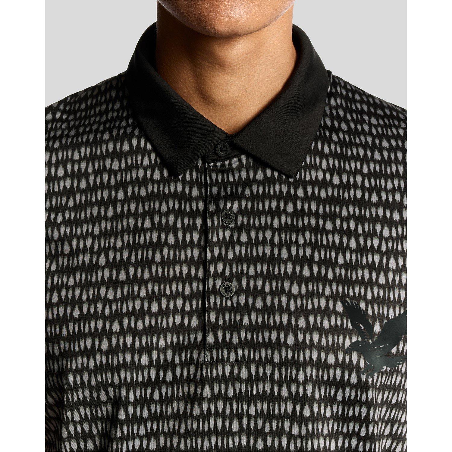 Jet Black - Lyle and Scott - Golf Polo Sn99 - 4
