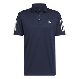 adidas 3 Stripe Polo Shirt Mens