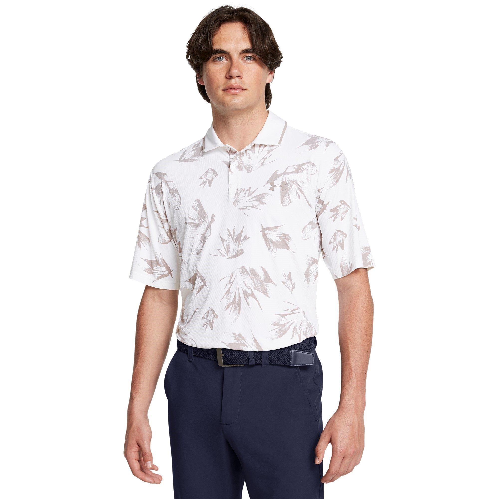 White - Under Armour - Iso Chill Edge Short-Sleeve Performance Polo Shirt - 2