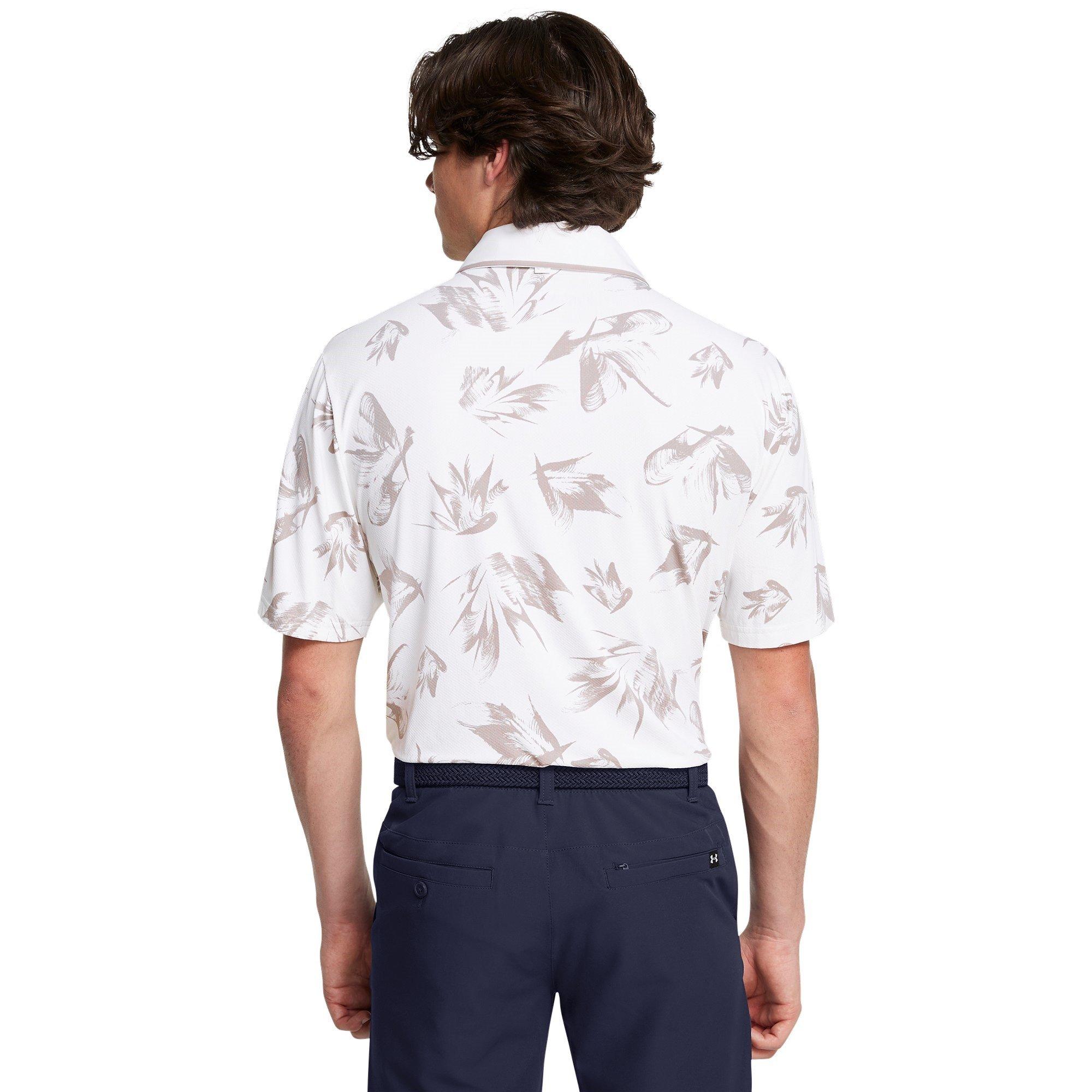 White - Under Armour - Iso Chill Edge Short-Sleeve Performance Polo Shirt - 3