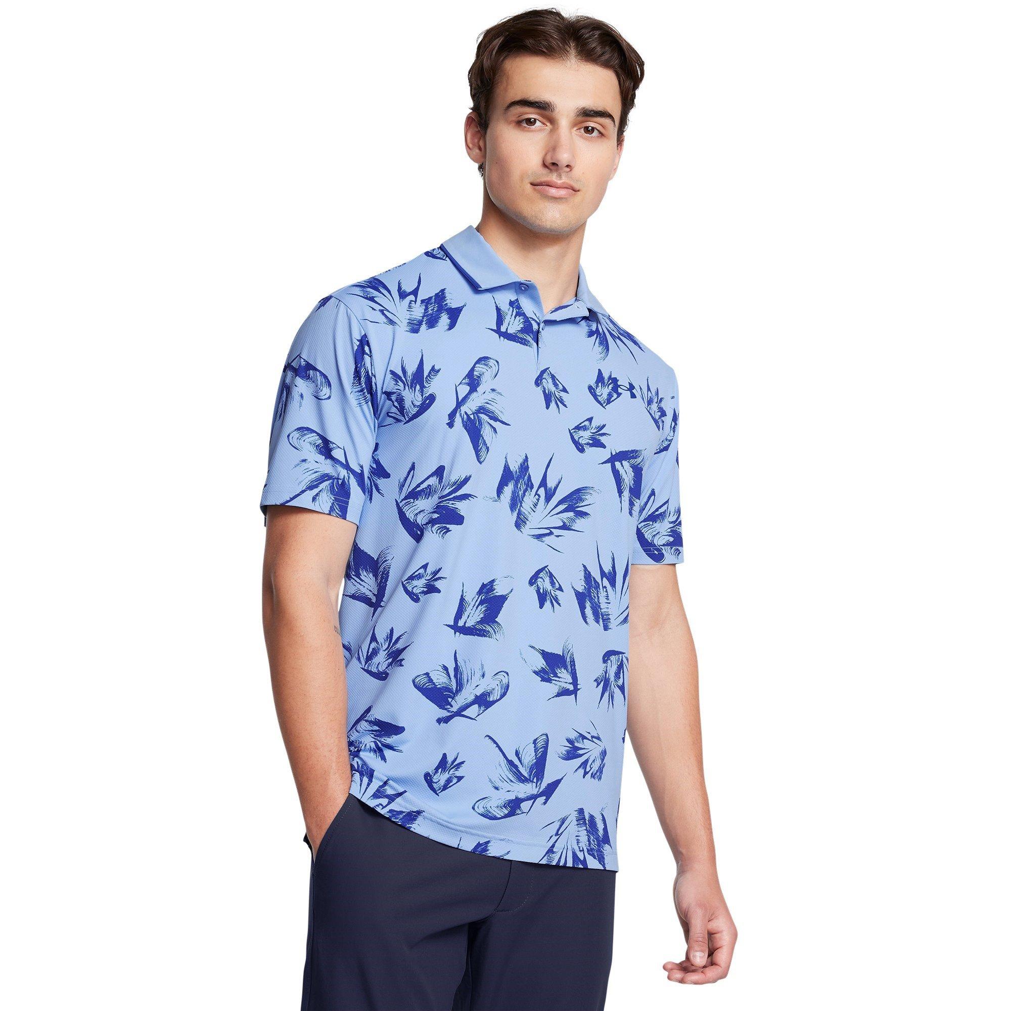 Blue - Under Armour - Men's Iso Chill Edge Short-Sleeve Performance Polo Shirt - 2