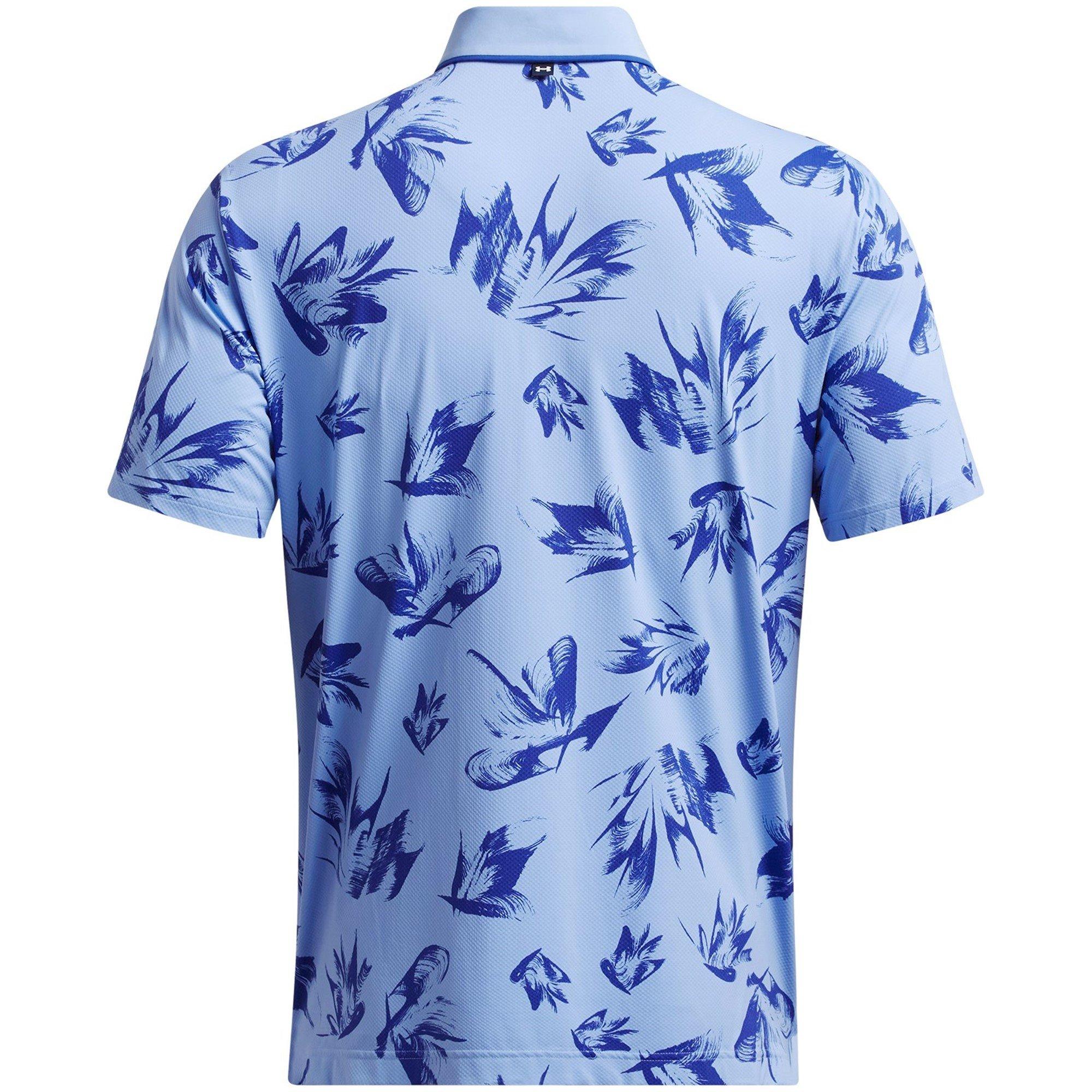 Blue - Under Armour - Men's Iso Chill Edge Short-Sleeve Performance Polo Shirt - 4