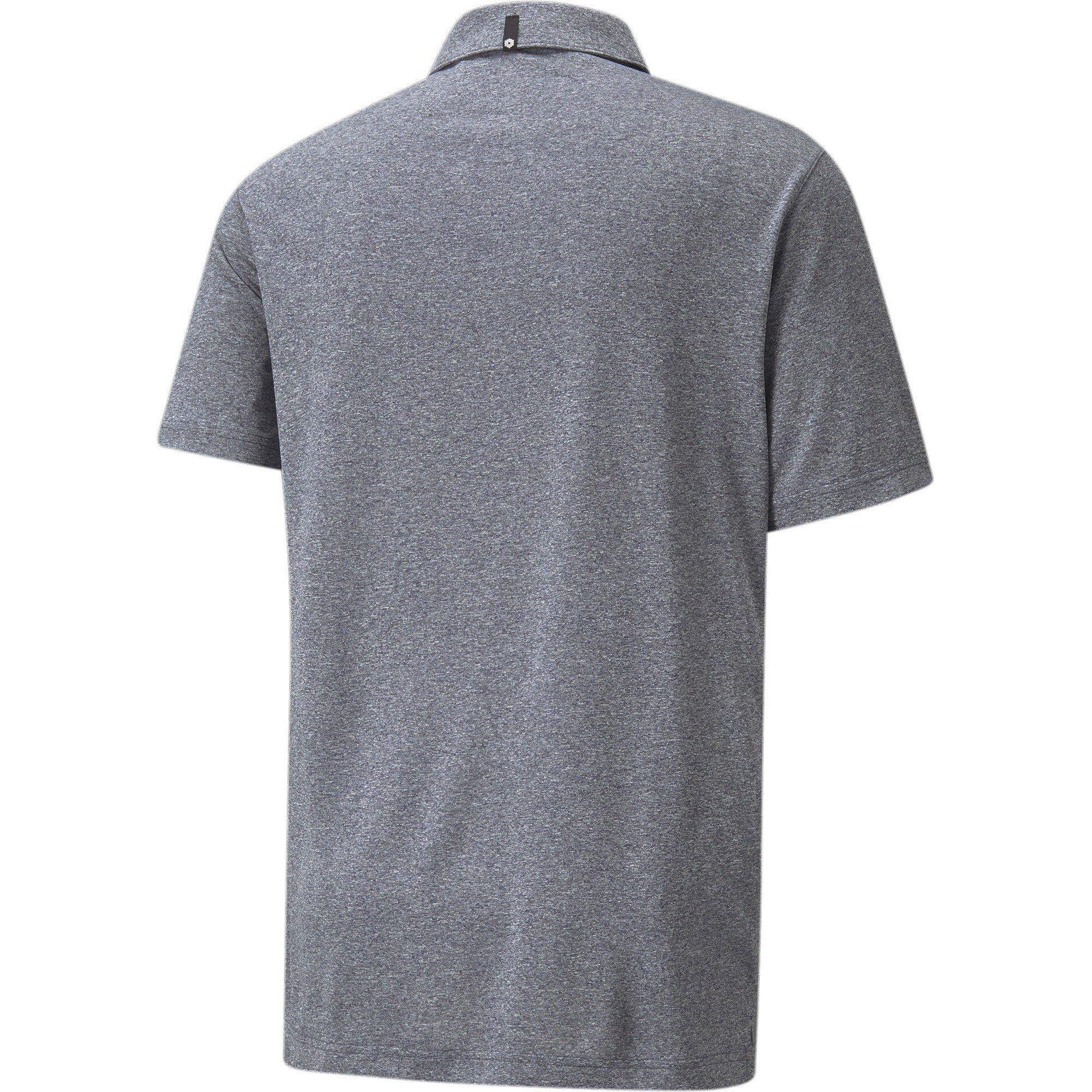 Navy Blazer - Puma - Puma Performance Heather Polo Shirt Mens - 2