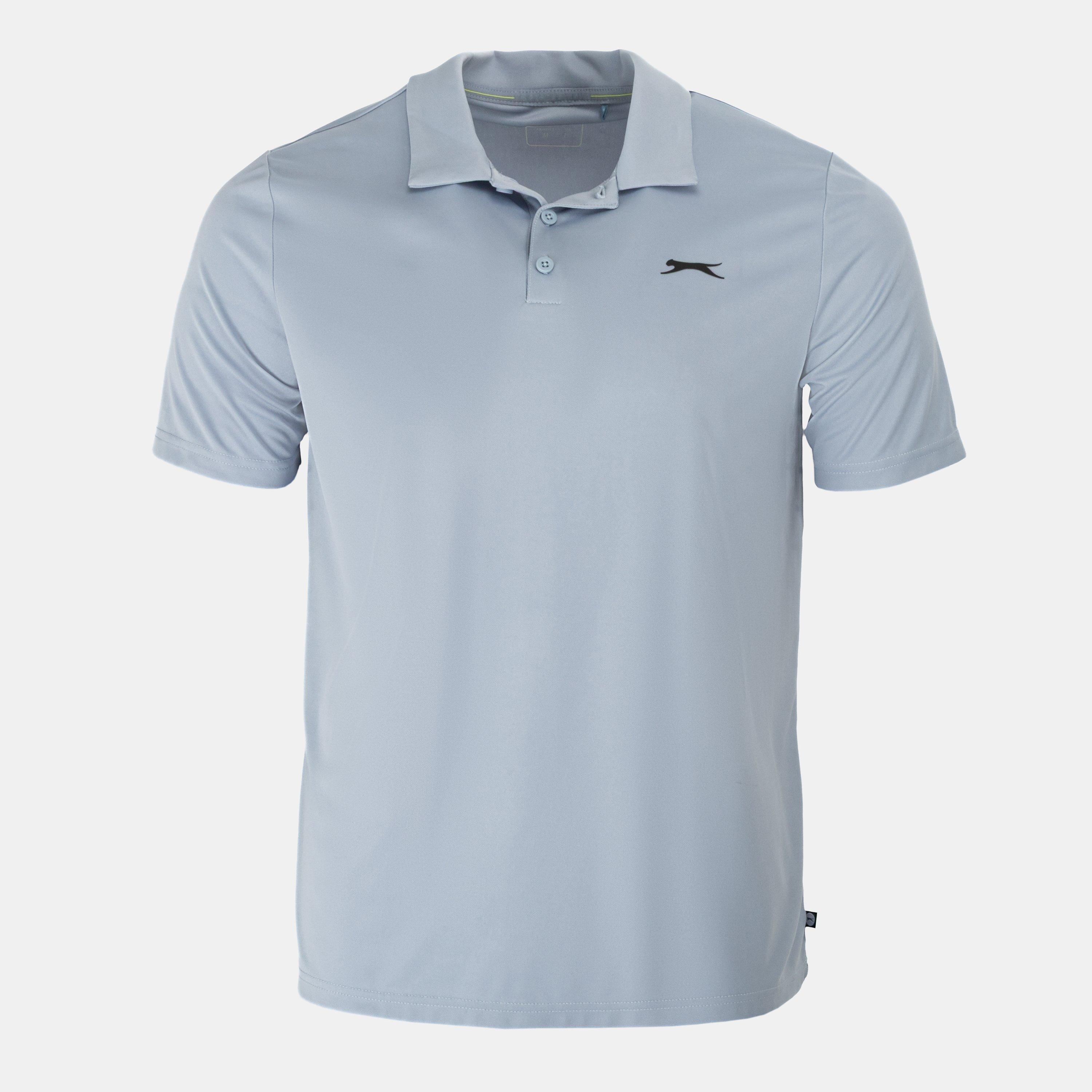 Slazenger Men's Golf Solid Polo - Blue - 3XL