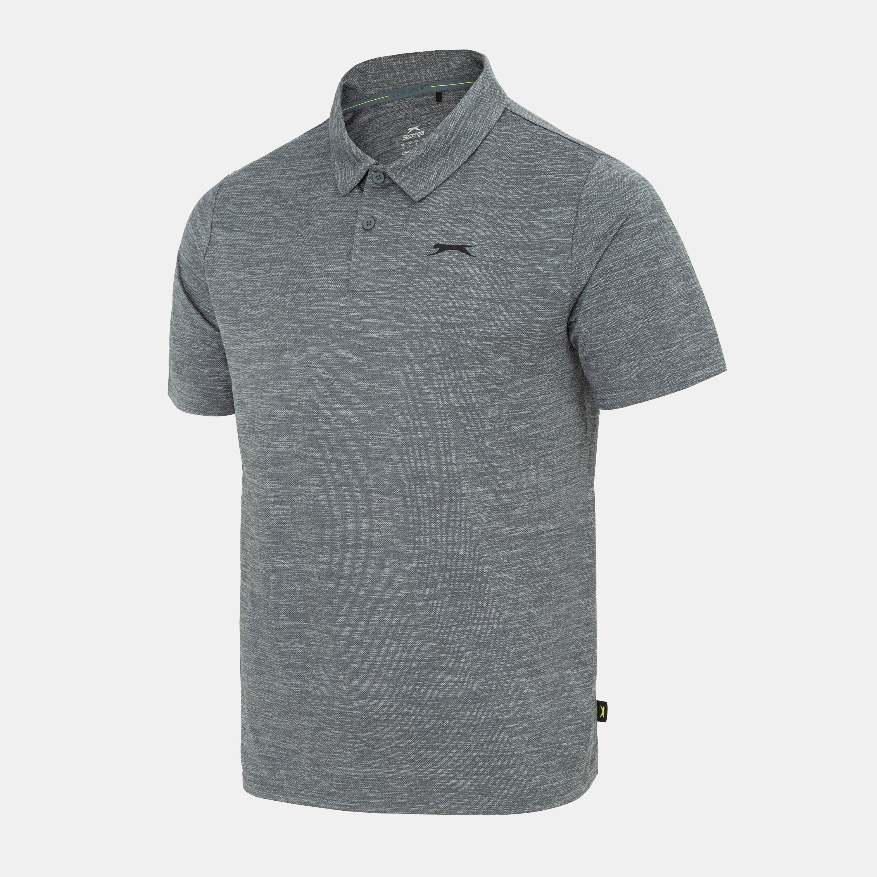 Grey Marl - Slazenger - Performance Polo - 3