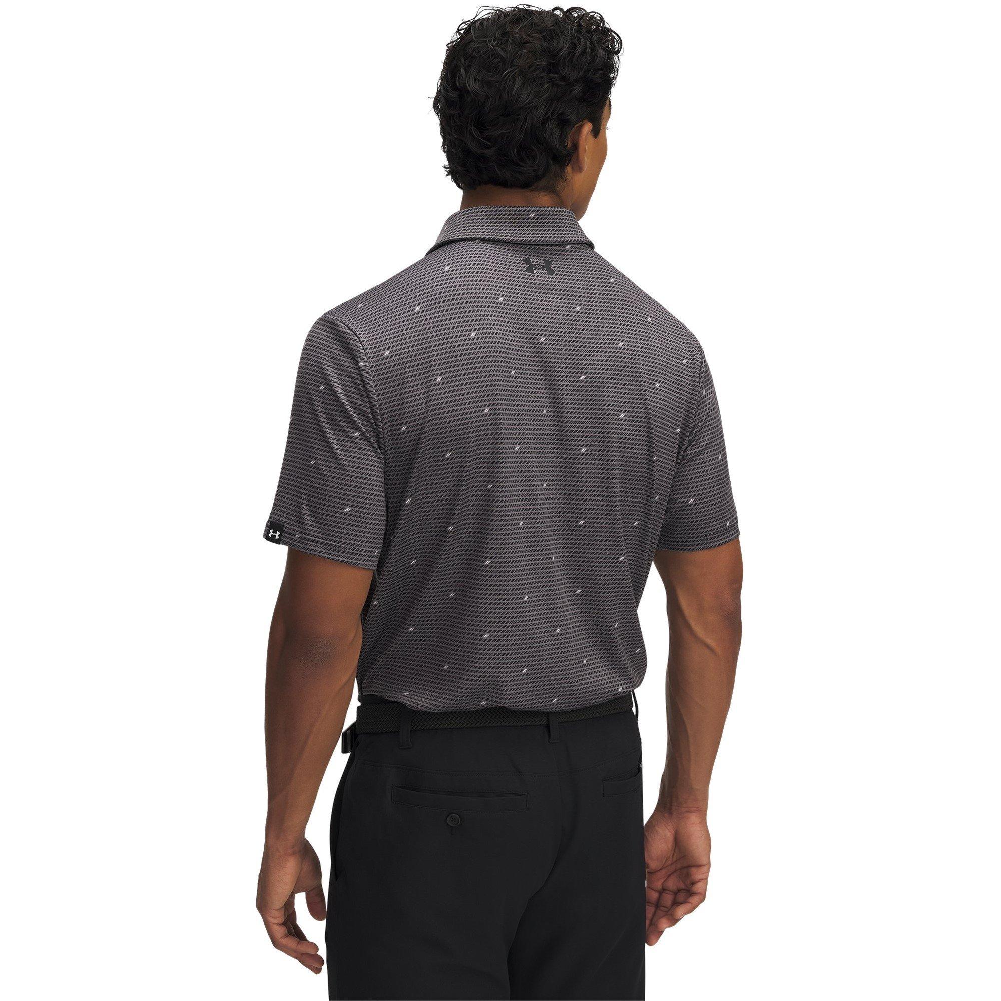 Grey - Under Armour - Men's Printed Short-Sleeve Performance Polo Shirt - 2
