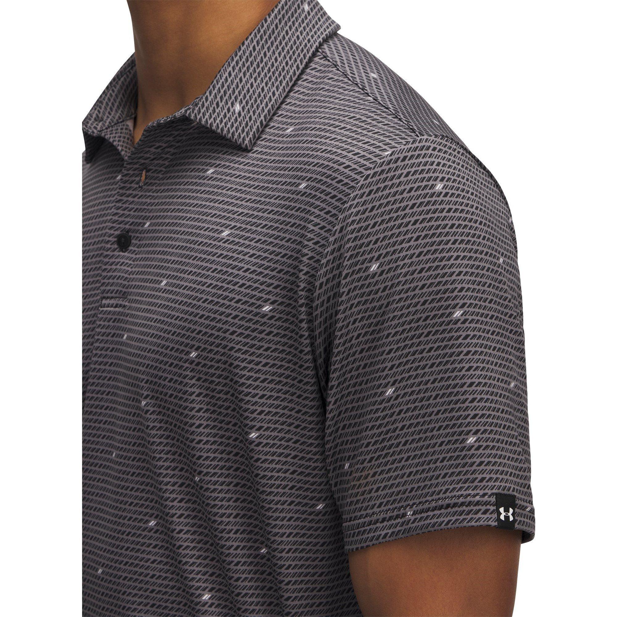 Grey - Under Armour - Men's Printed Short-Sleeve Performance Polo Shirt - 3