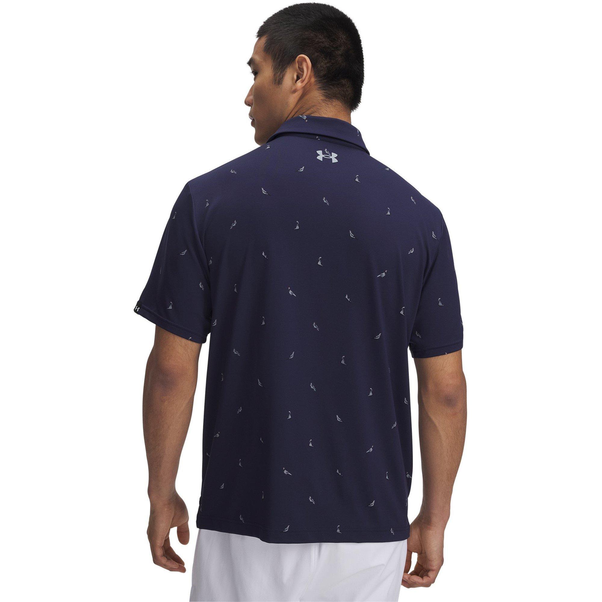 Azul - Under Armour - Men's Printed Short-Sleeve Performance Polo Shirt - 2
