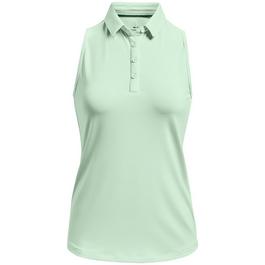 Under Armour Under Zinger Sleeveless Golf Polo Shirt Womens