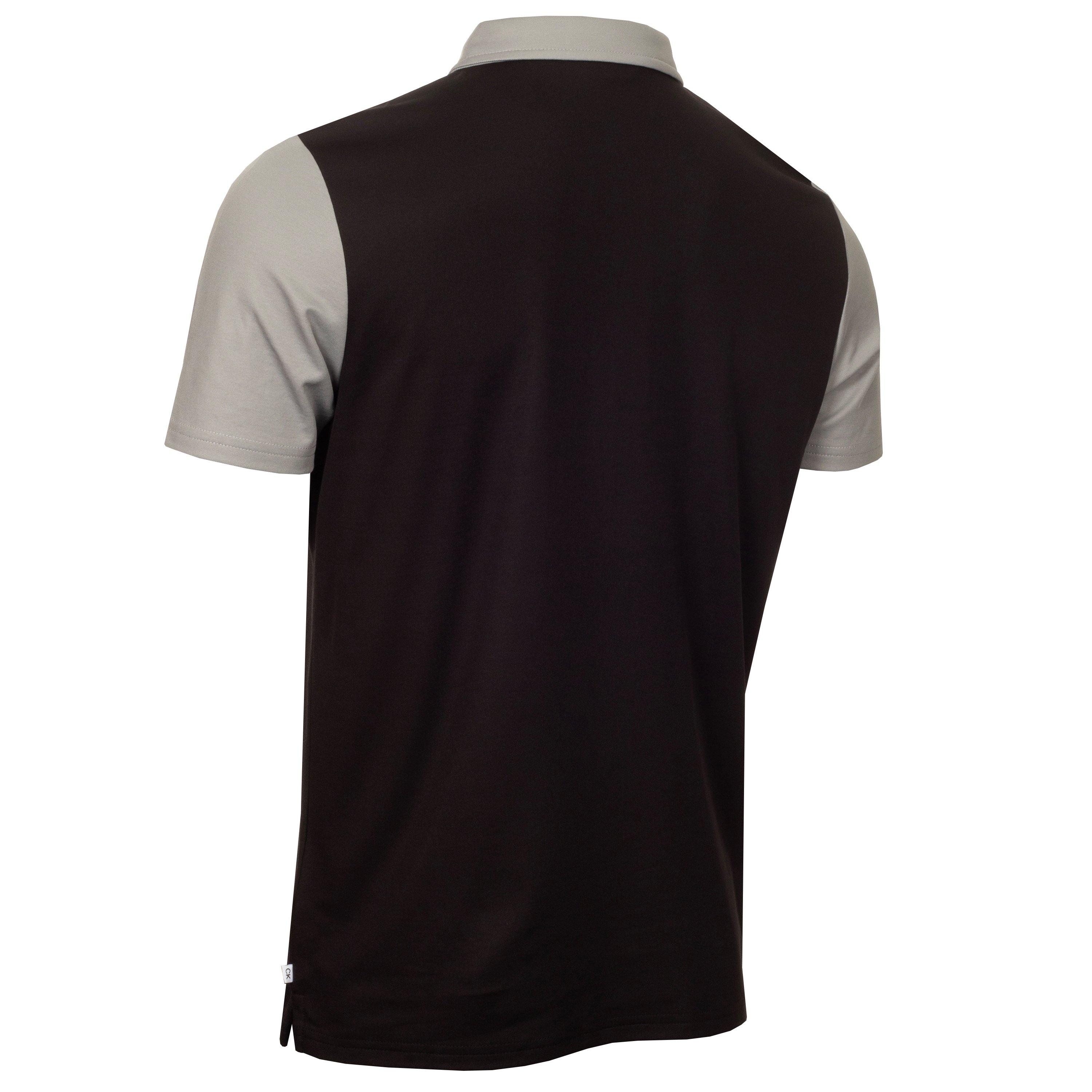 Blk-Sil - Calvin Klein Golf - G Jc Block Polo Sn99 - 2