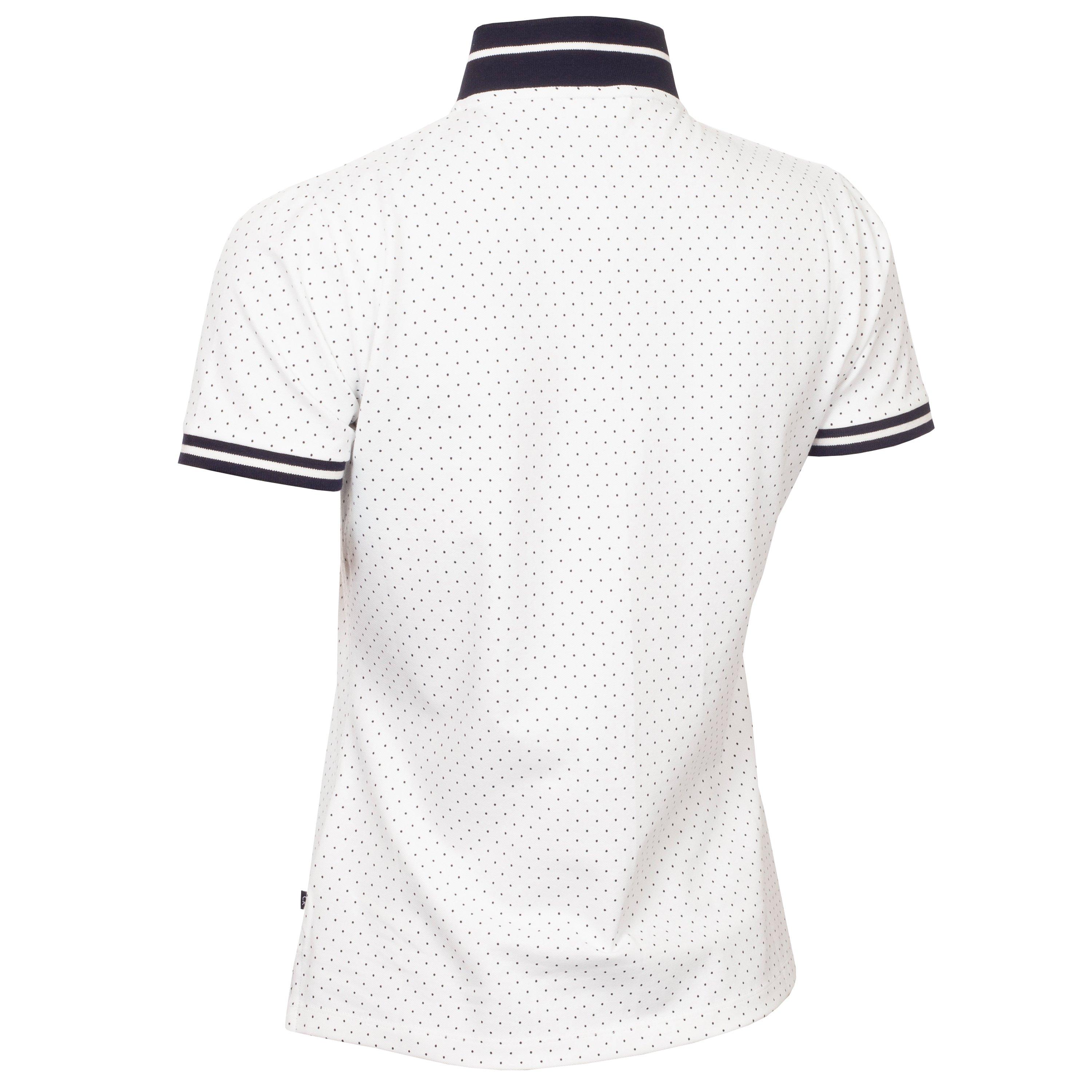 White - Calvin Klein Golf - Women's Short Sleeve Performance Polo Shirt - 6
