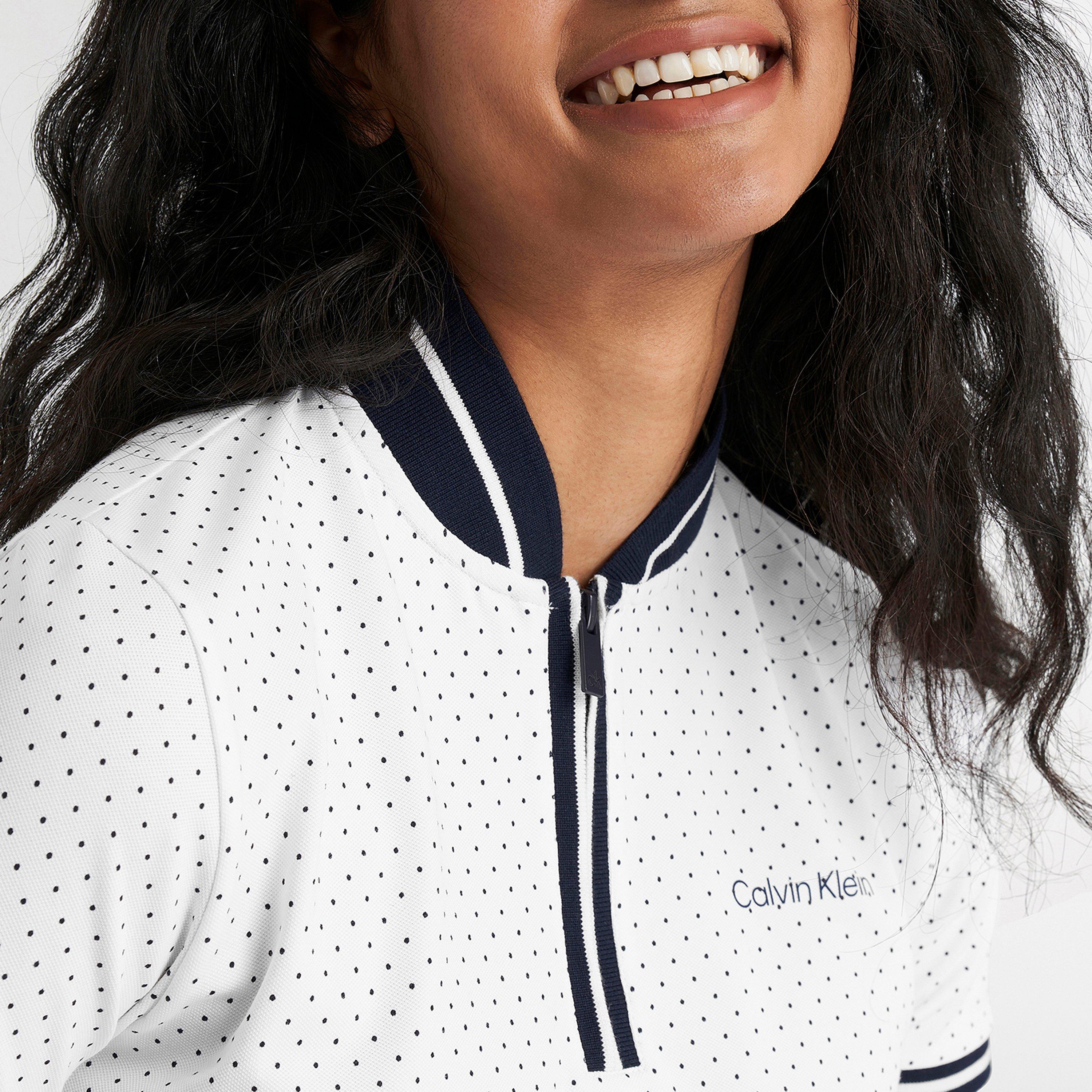 White - Calvin Klein Golf - Women's Short Sleeve Performance Polo Shirt - 4