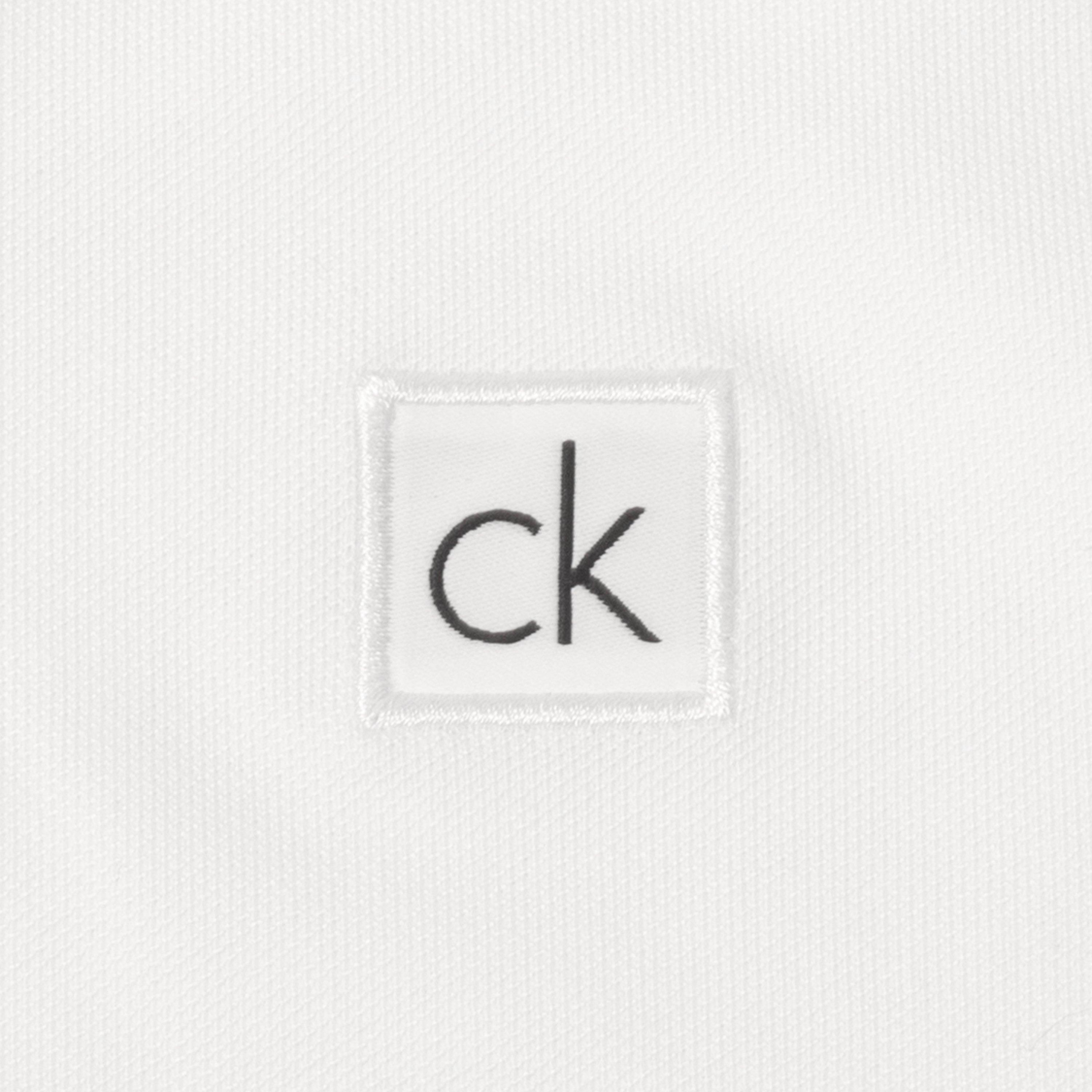 Wit/Zwart - Calvin Klein Golf - Kids' Short Sleeve Performance Polo Shirt - 4