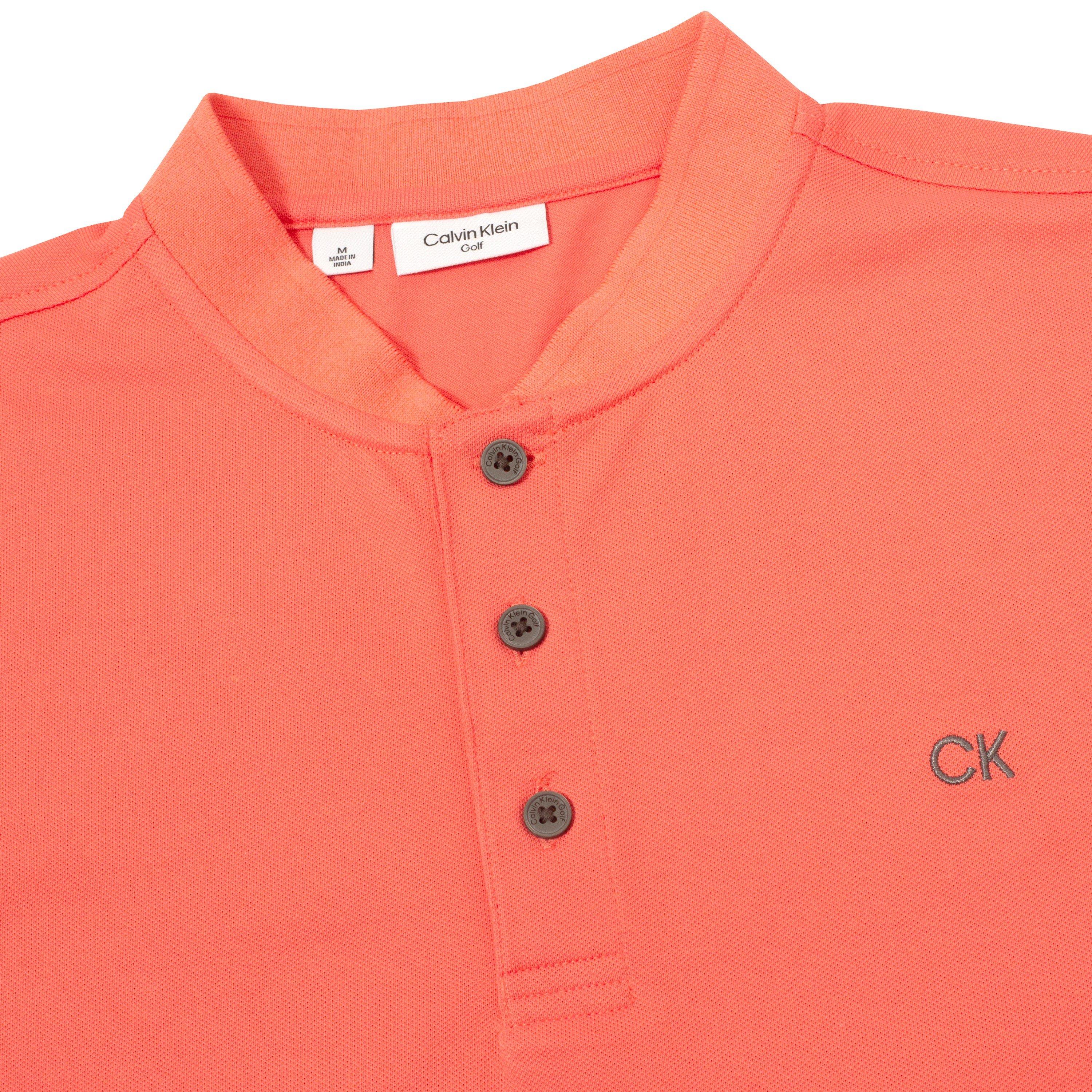 Peach - Calvin Klein Golf - Short-Sleeve Performance Polo Shirt - 3