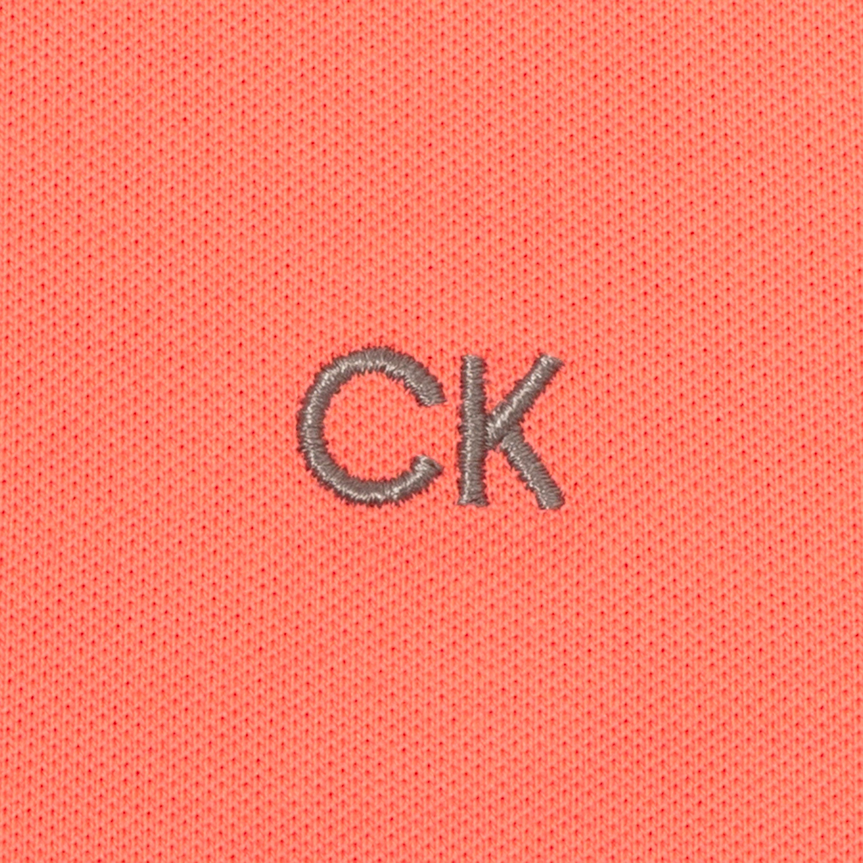 Peach - Calvin Klein Golf - Short-Sleeve Performance Polo Shirt - 4