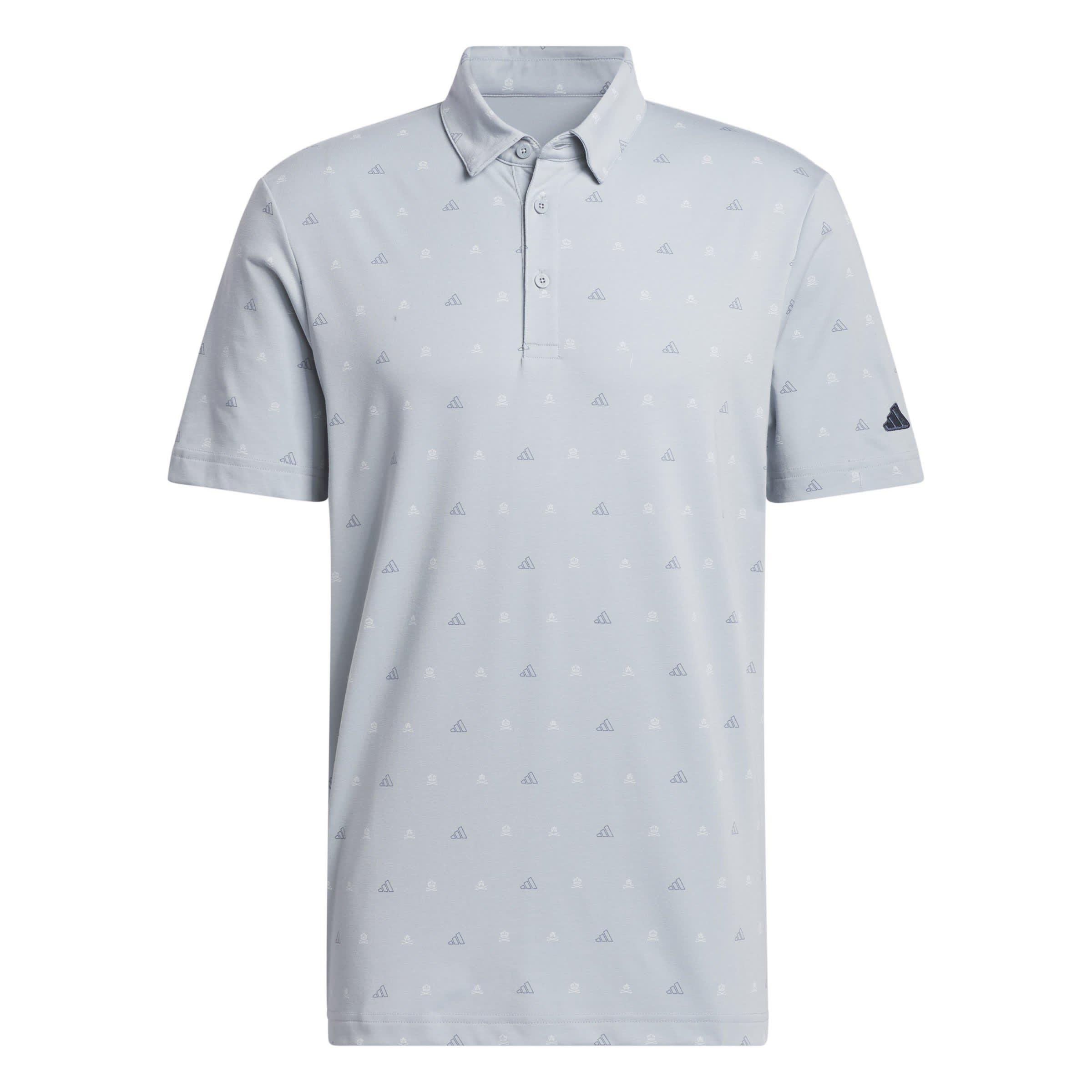 Gris clair - adidas - Polo Shirt Mini-Crest Imprimé Go-To Homme - 1