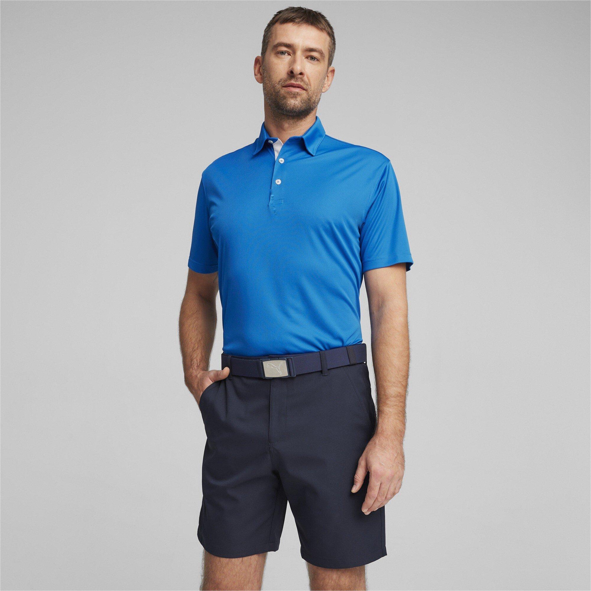 Future Blue - Puma - Pure Solid Polo Shirt Mens - 3
