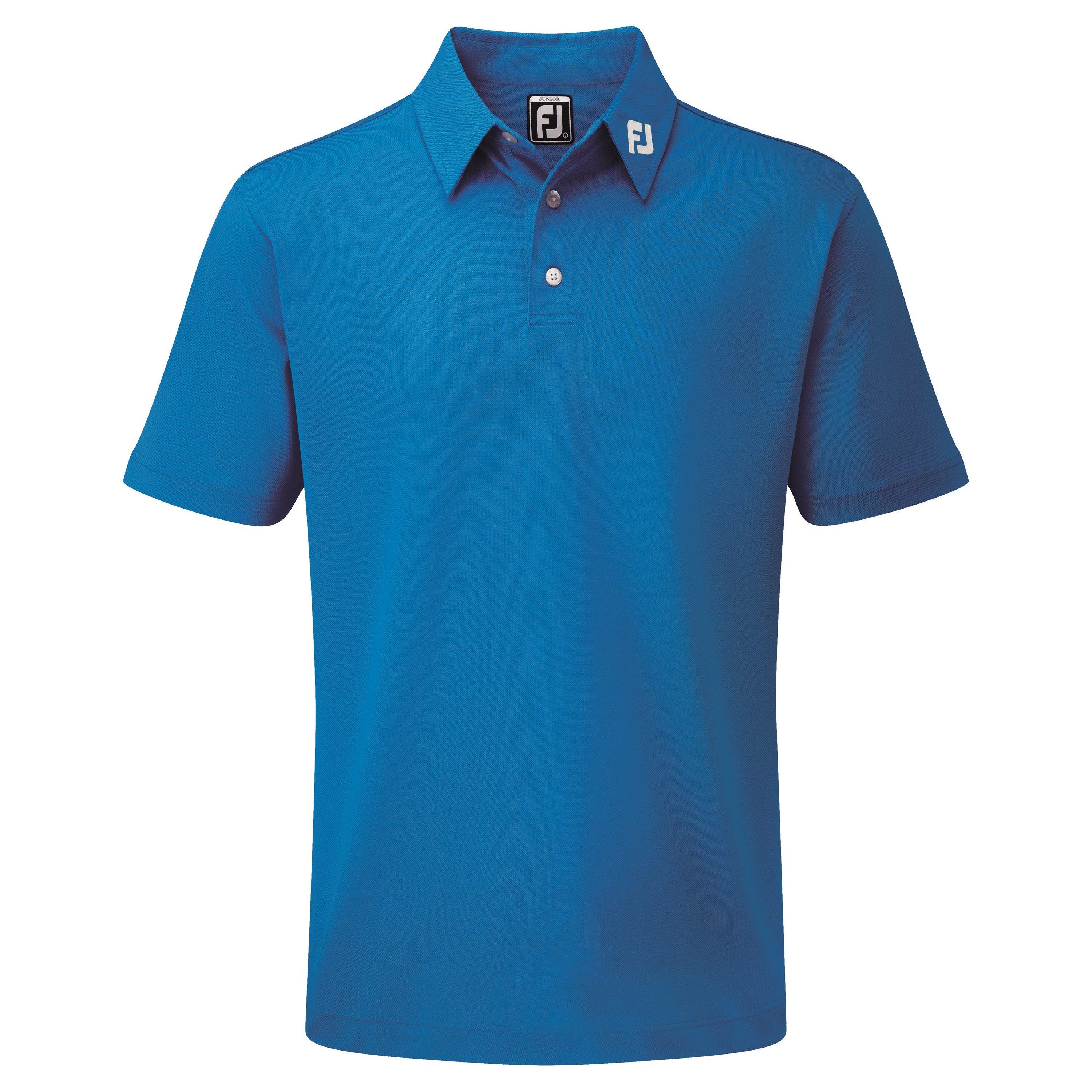 Cobalt - FootJoy - Footjoy Pique Solid Polo Shirt Juniors