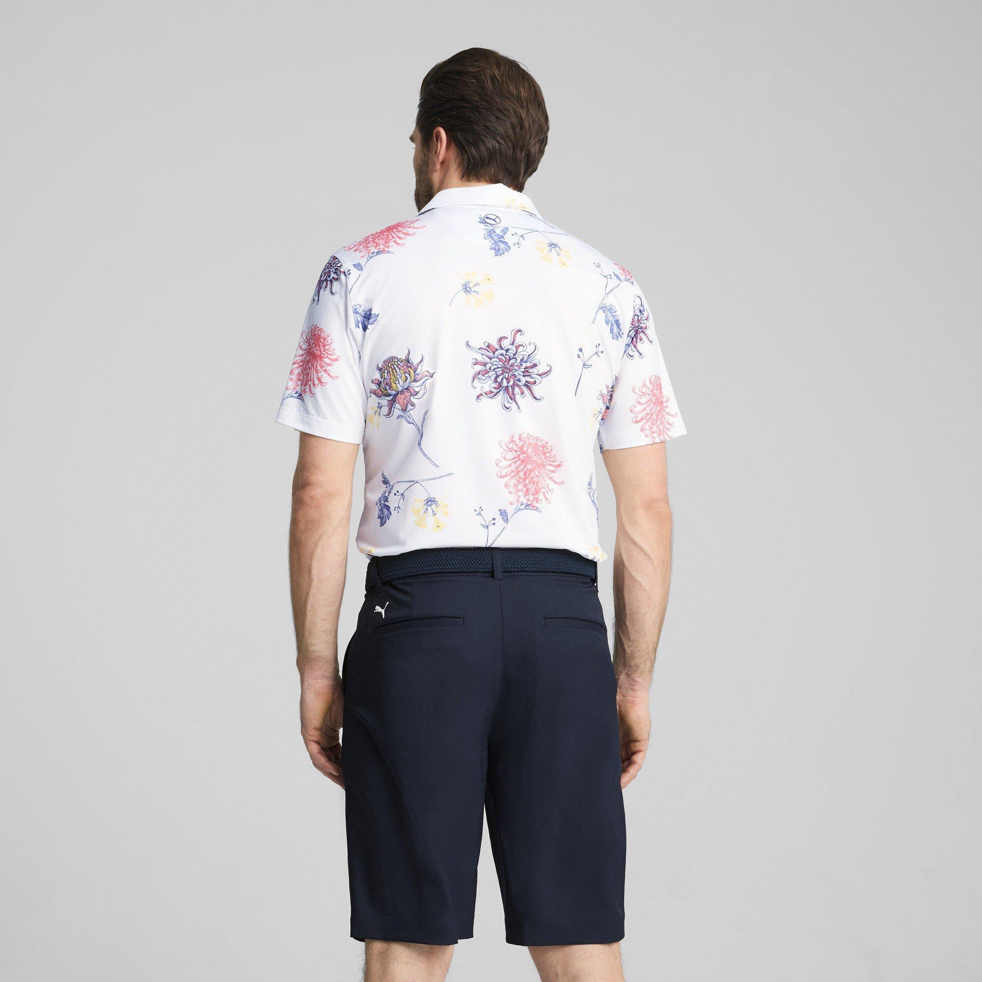 Wit/Peach - Puma - Mattr Dahlia Polo Shirt Mens - 4