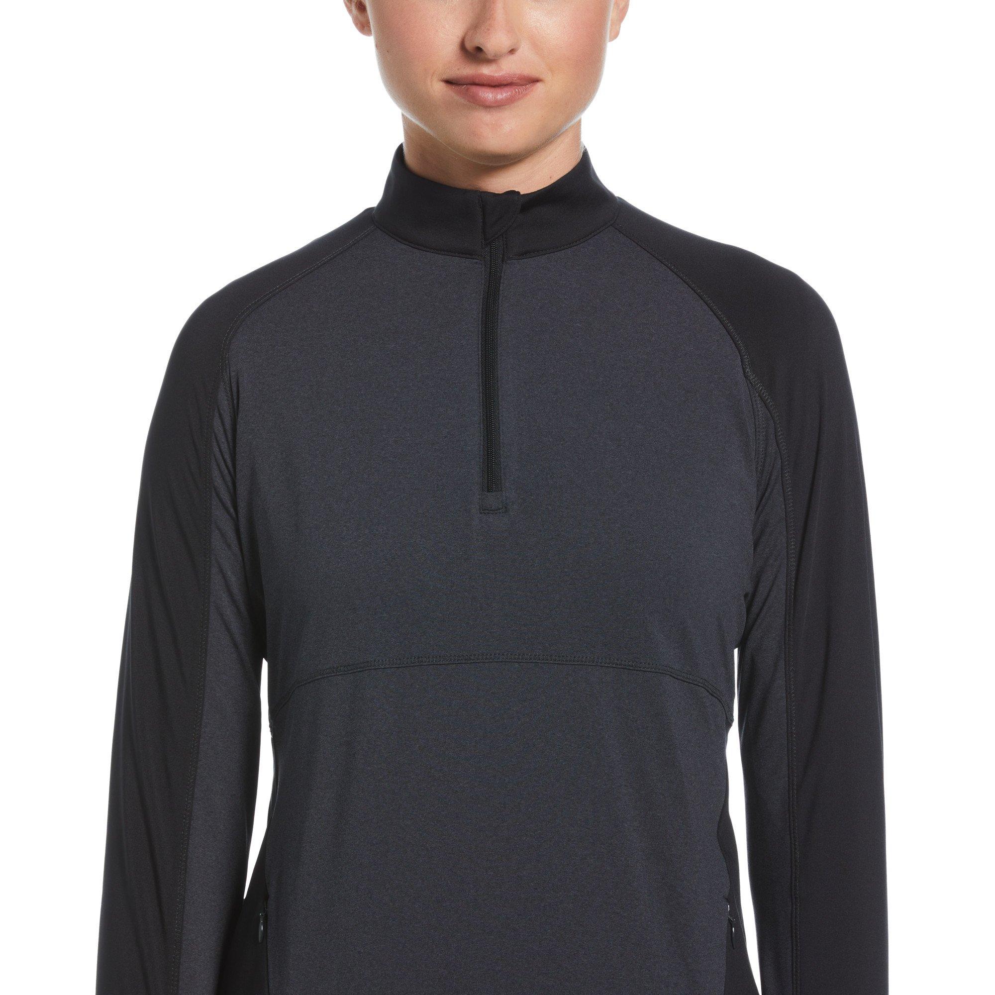 Callaway Women's Short-Sleeve Performance Polo Shirt - Ebony Heather - 14 (L)