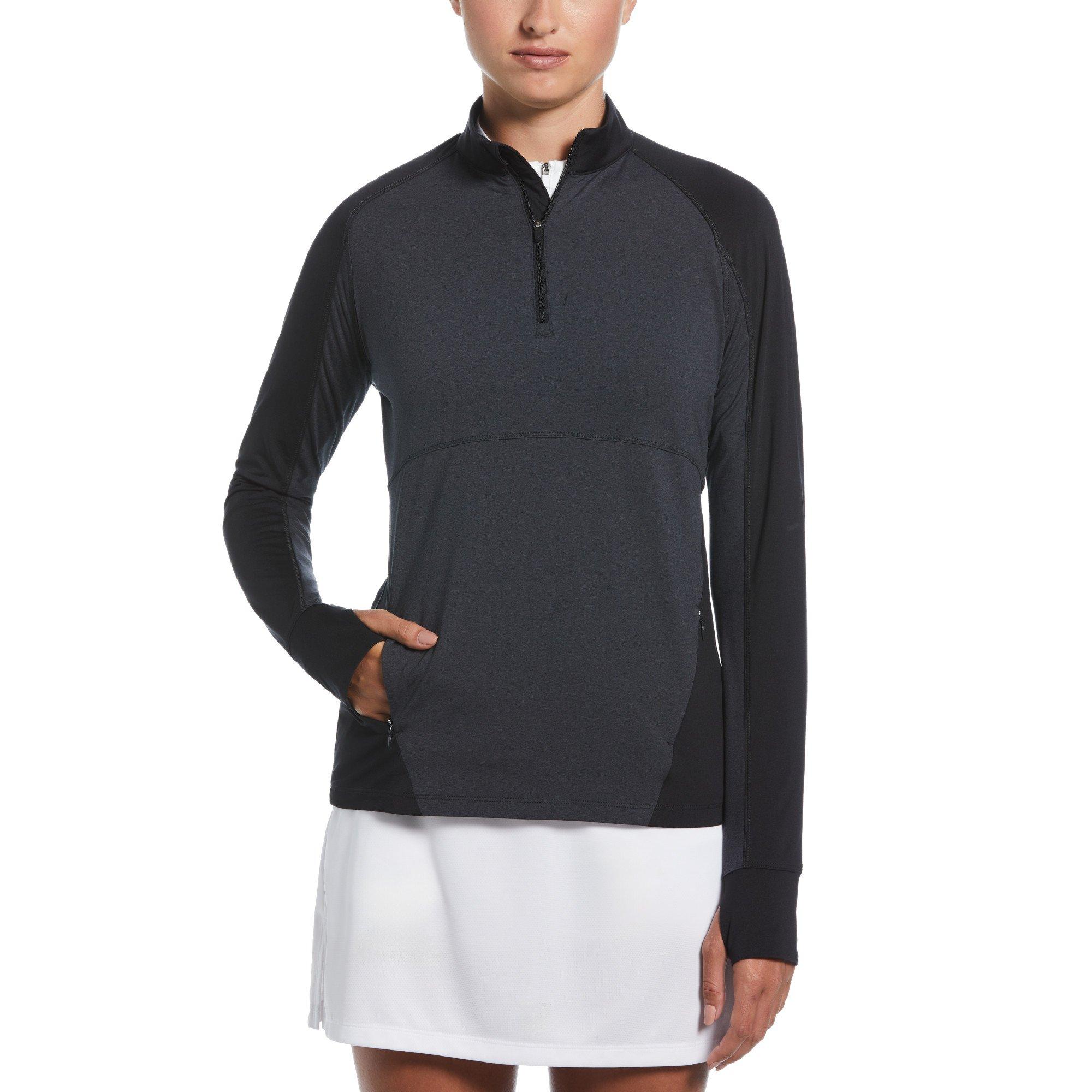 Ebony Heather - Callaway - Women's Short-Sleeve Performance Polo Shirt - 2