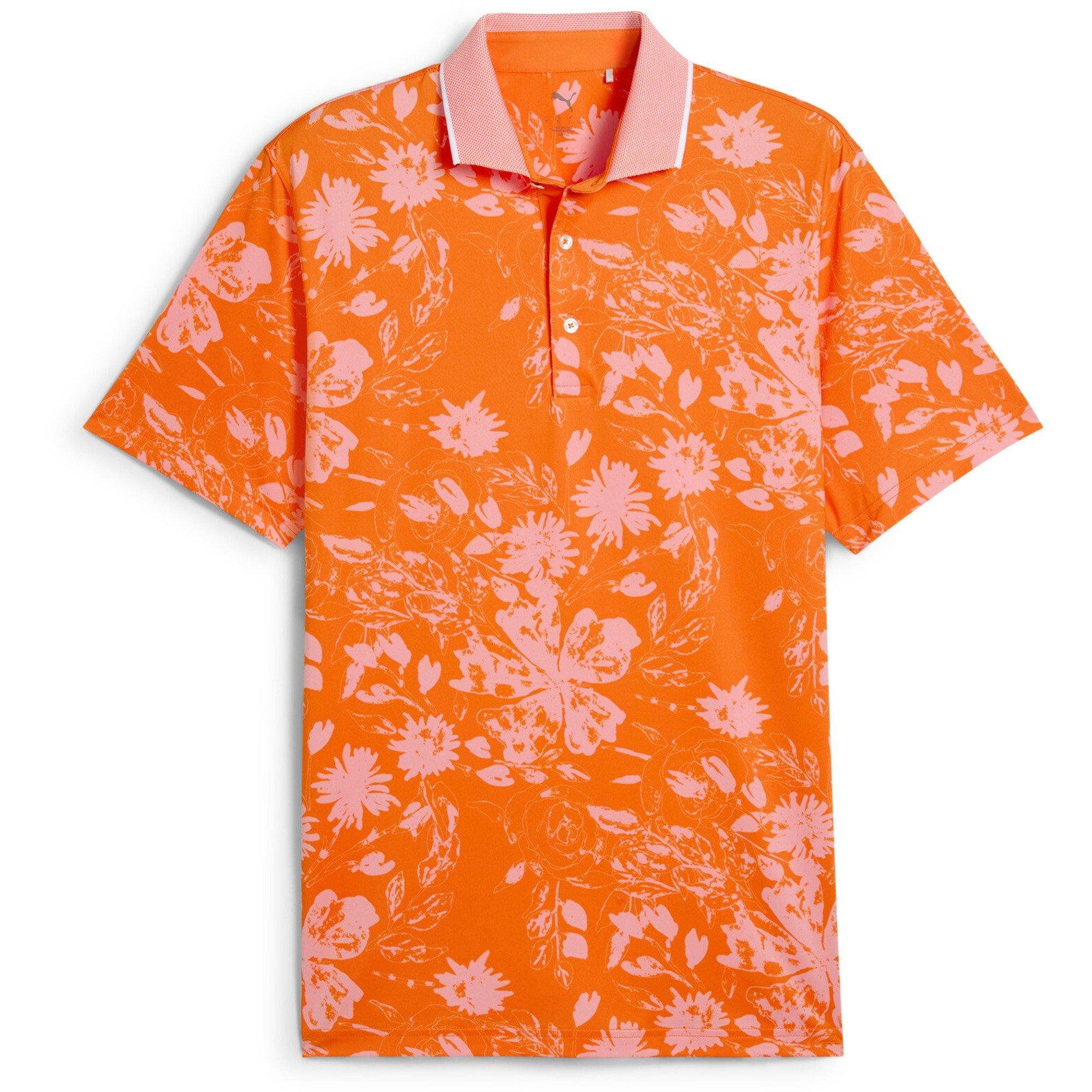 Rickie Orang - Puma - Men's Mattr Rose Short Sleeve Performance Polo Shirt - 1