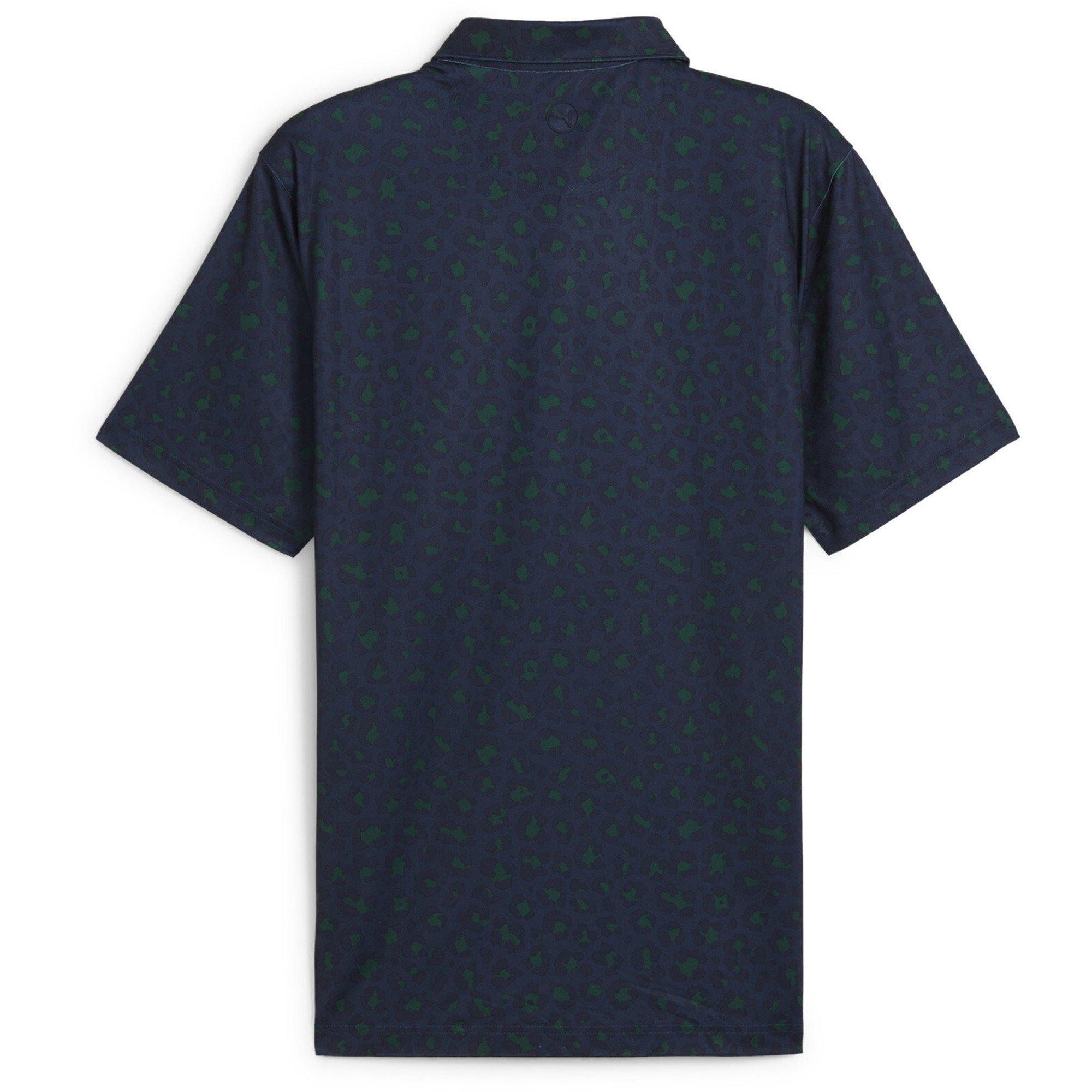 Duboko plava - Puma - Men's Cloudspun Rosette Short Sleeve Performance Polo Shirt - 2