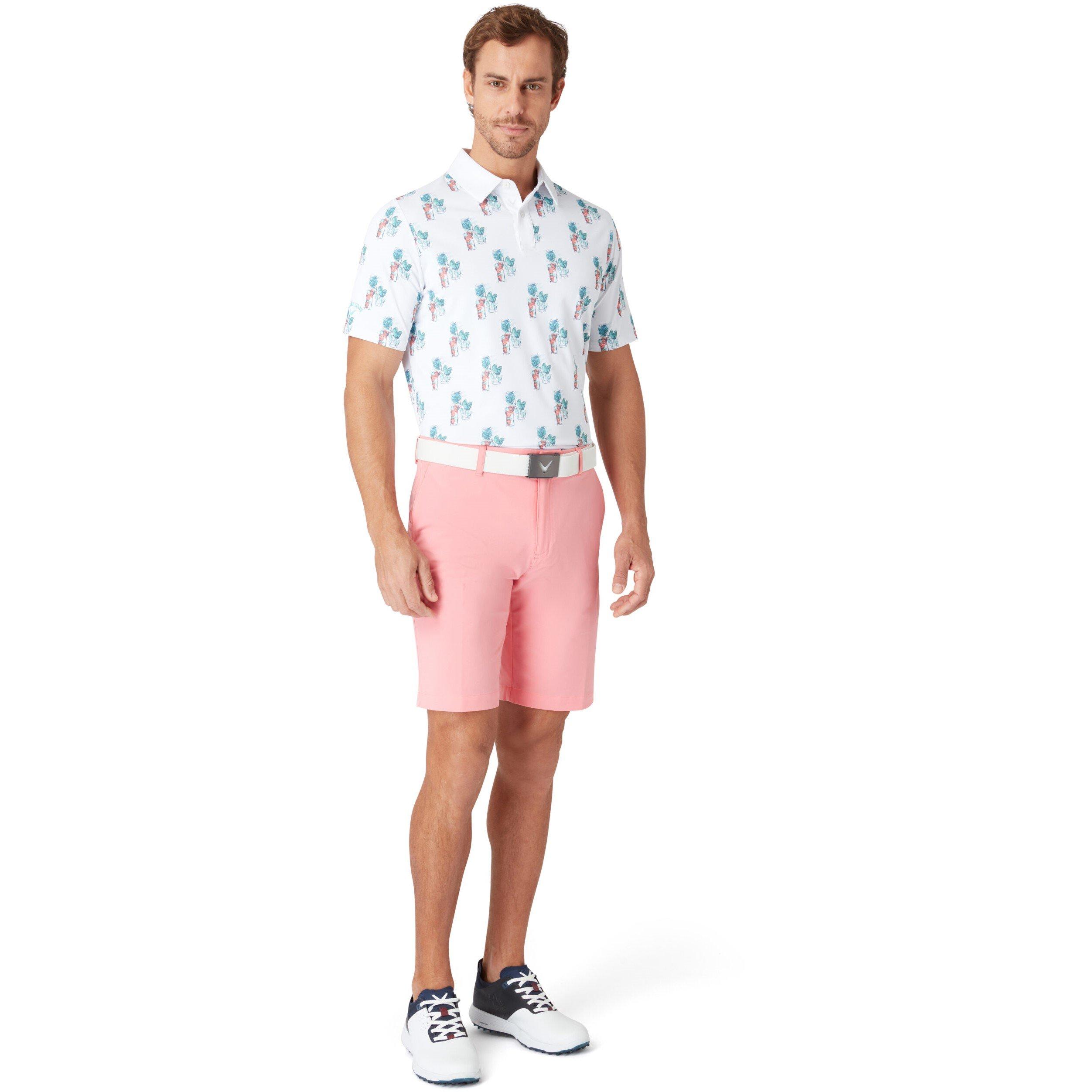 Callaway Men's Short-Sleeve Performance Polo Shirt - Bright White - Medium