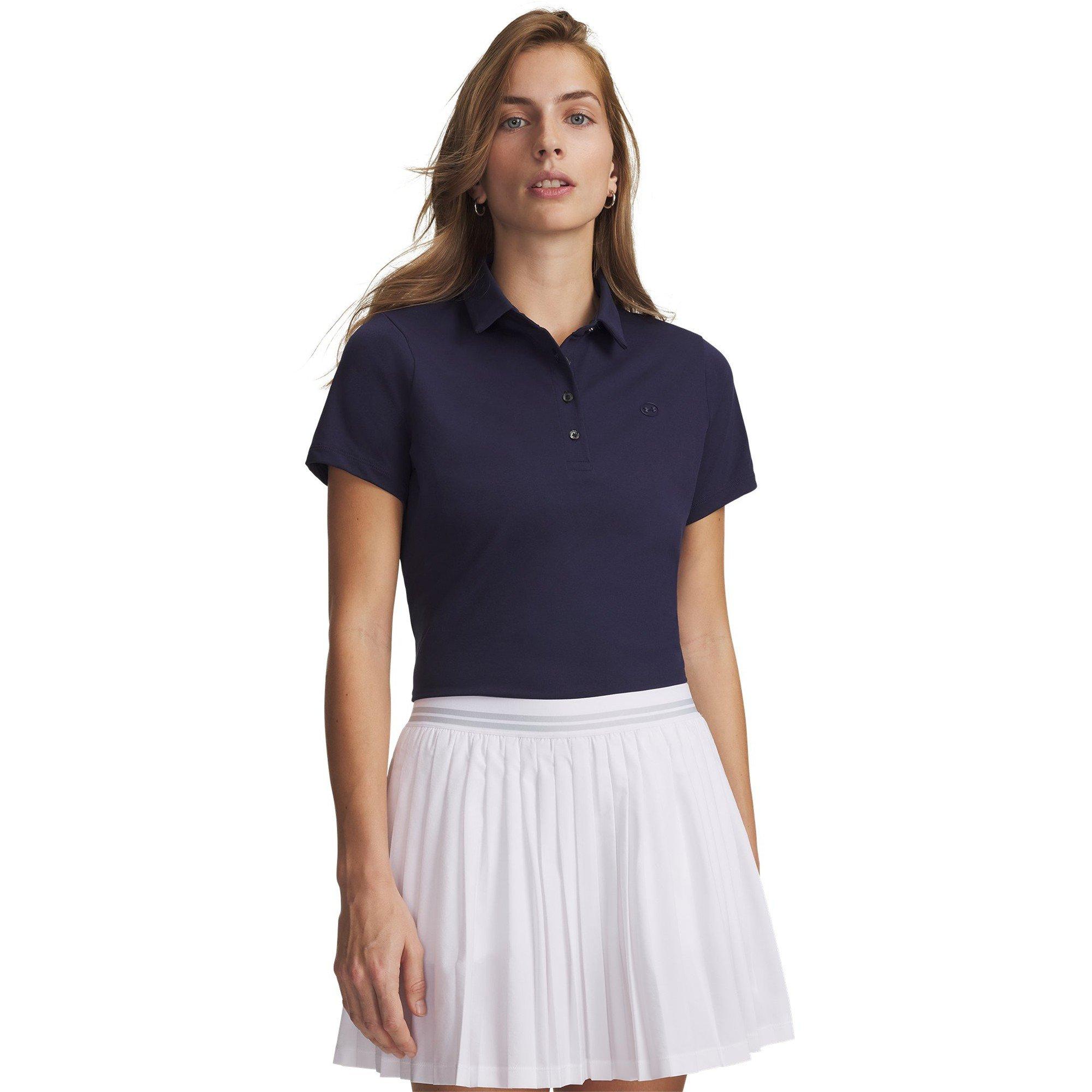 Under Armour Women's Ua Armourdry Ss Polo - Midnight Navy - 10 (S)